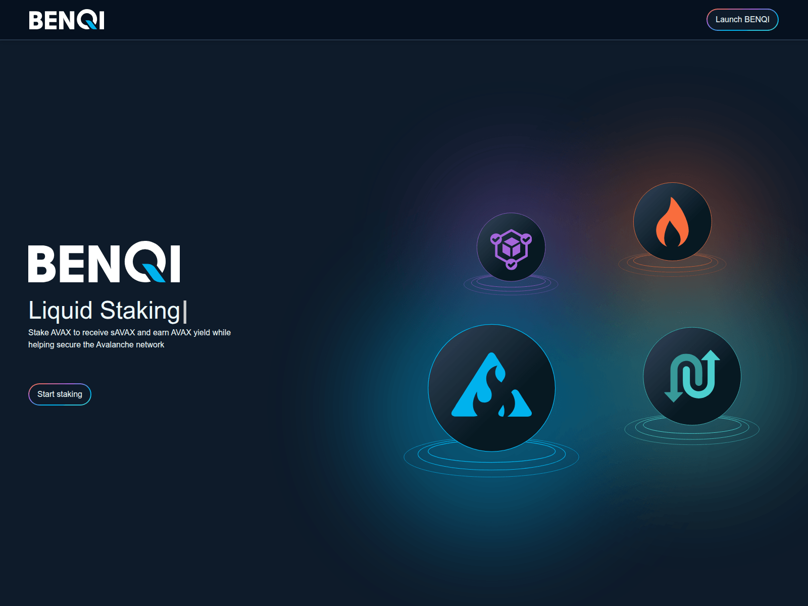 Screenshot of multiplier-benqi.com