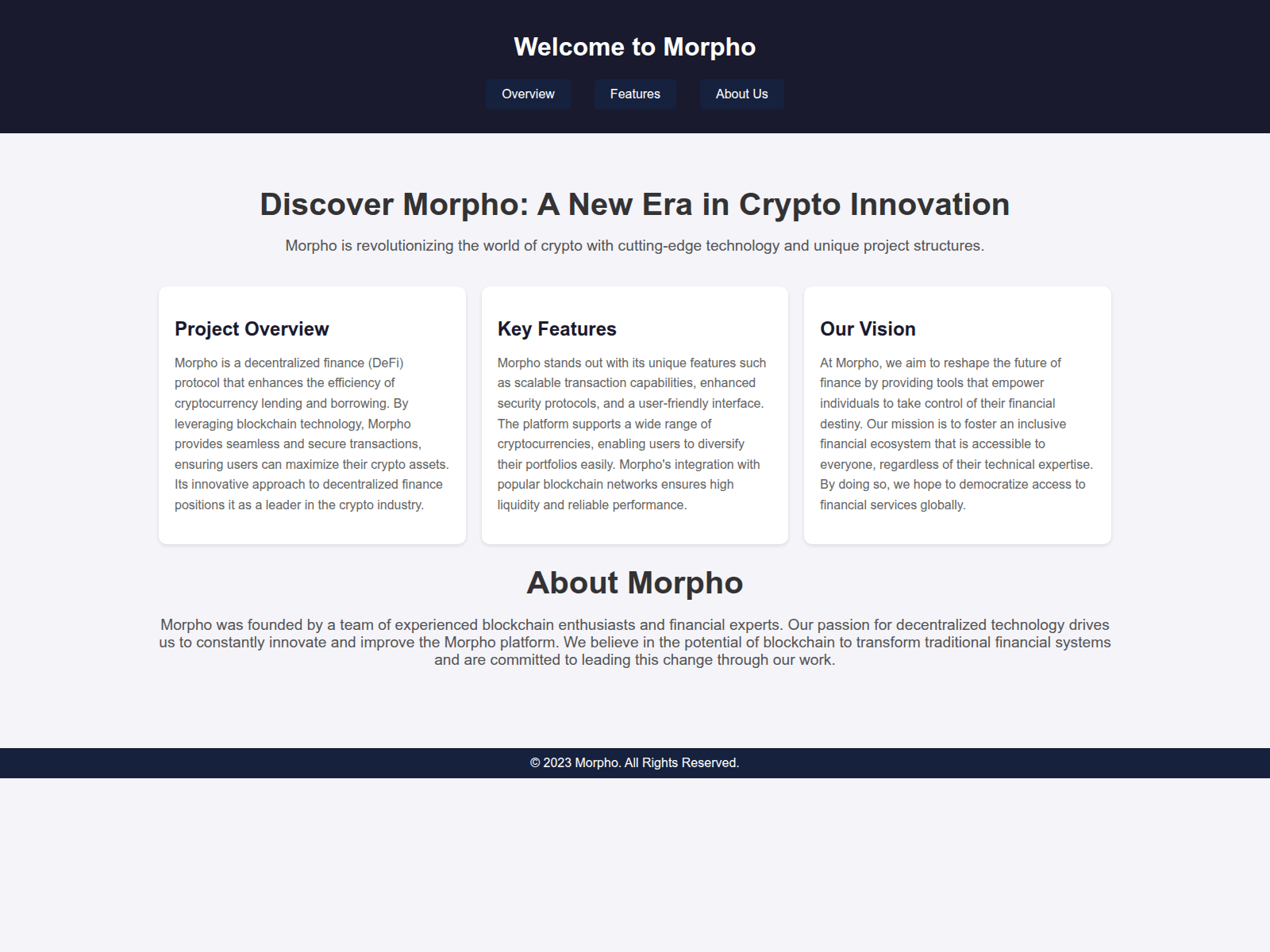 Screenshot of morphoapp.live