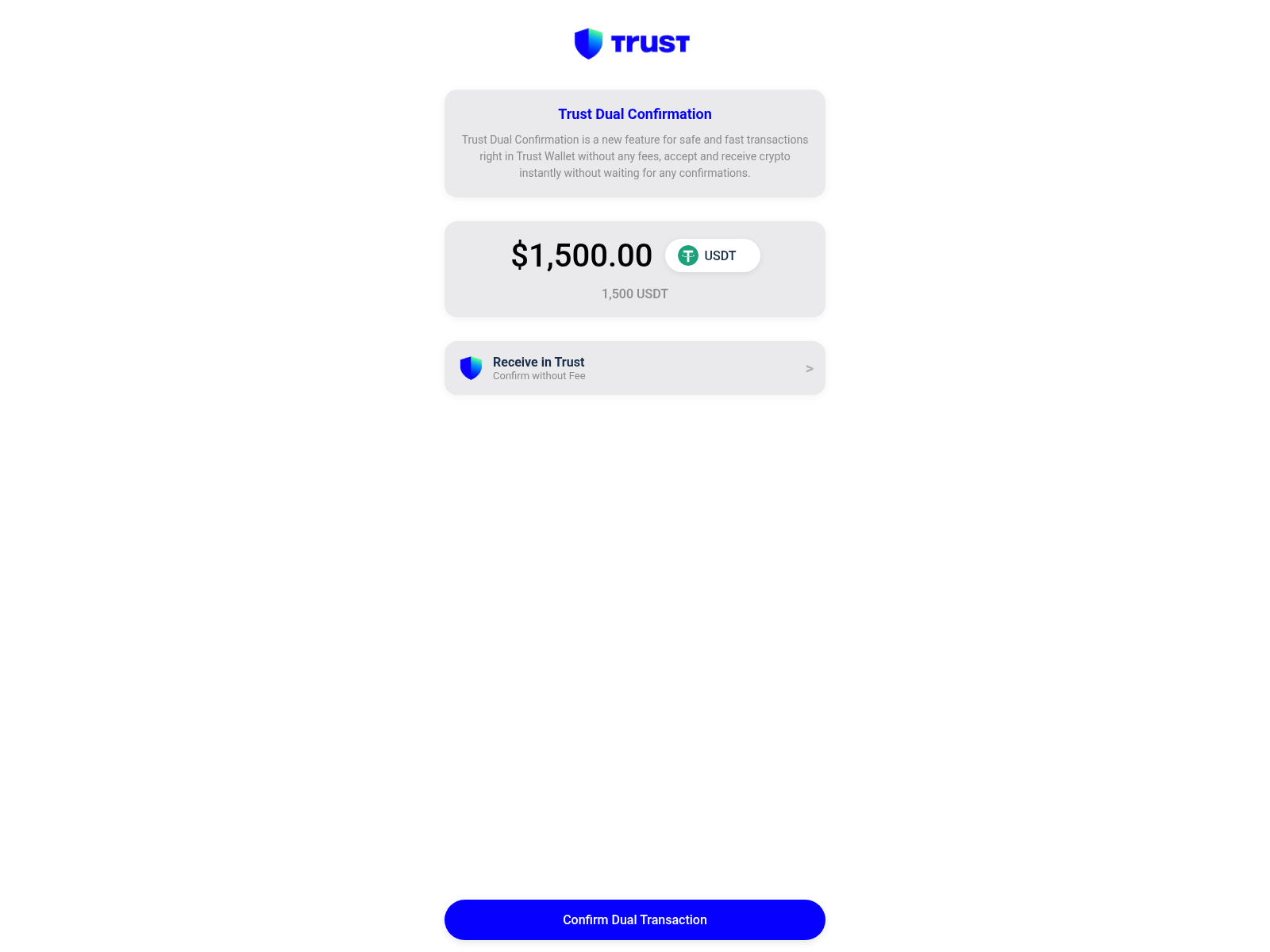 Screenshot of pay-trustwallet.com