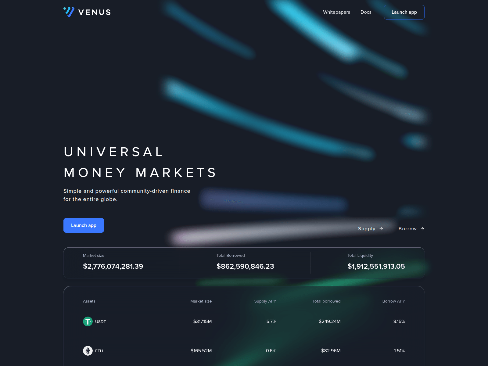 Screenshot of v2-venusprotocol.xyz