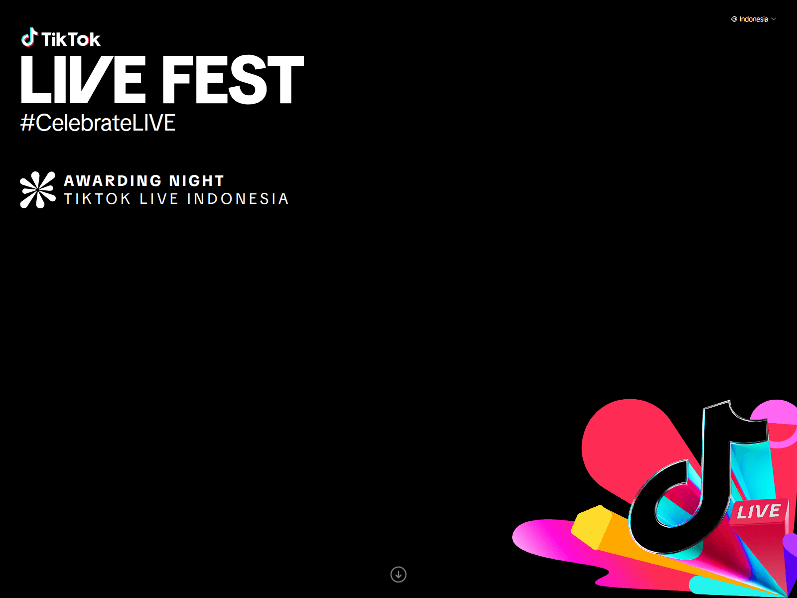 Screenshot of tikfestawarding24.satupintu.events