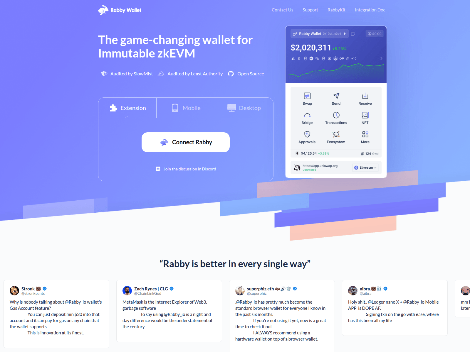 Screenshot of rabby-app.com
