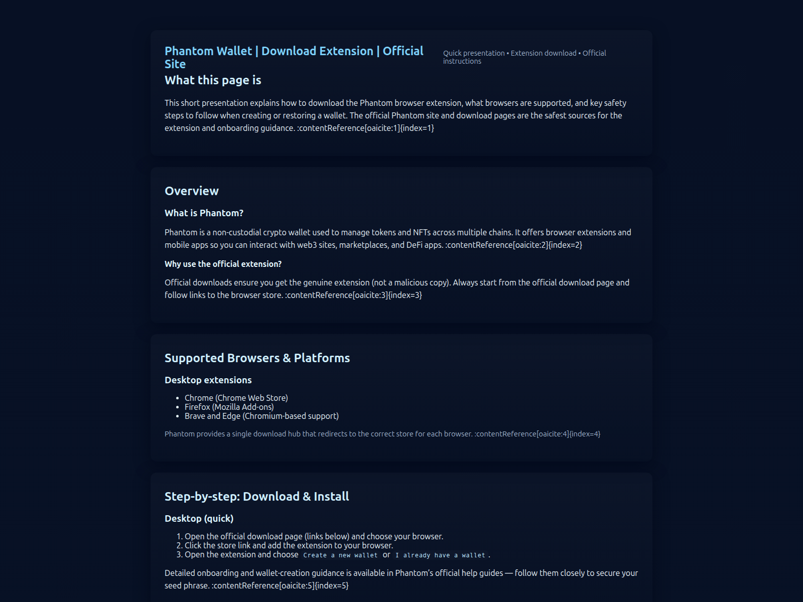 Screenshot of phantom-solana-wallett.pages.dev