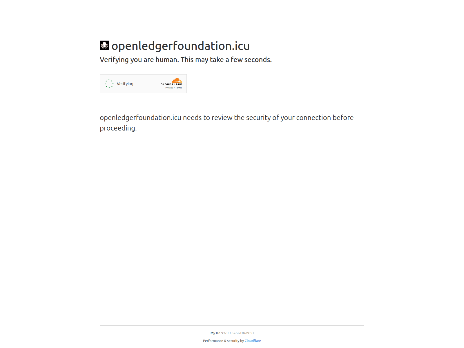 Screenshot of openledgerfoundation.icu