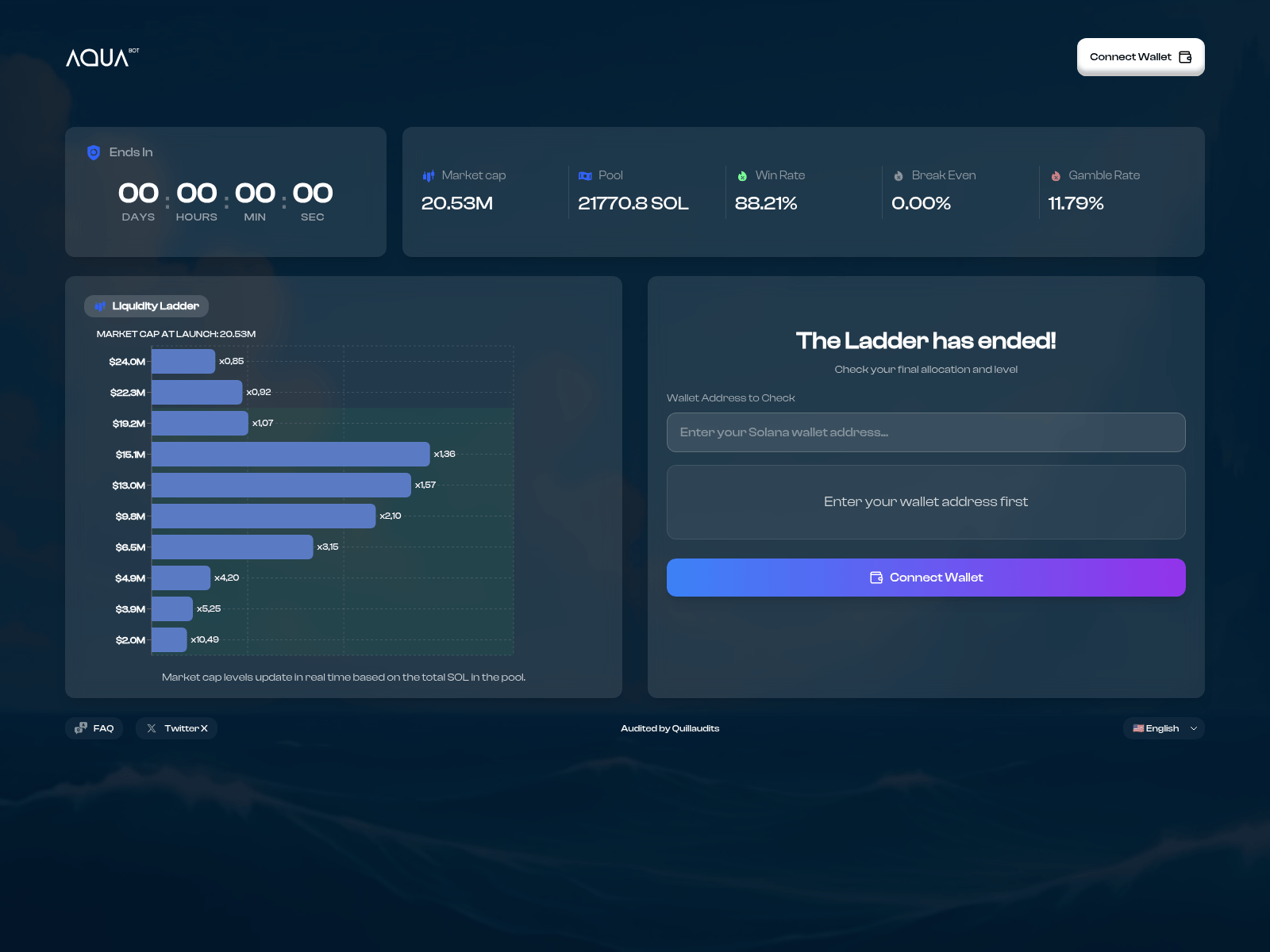 Screenshot of ladderaquabot.xyz