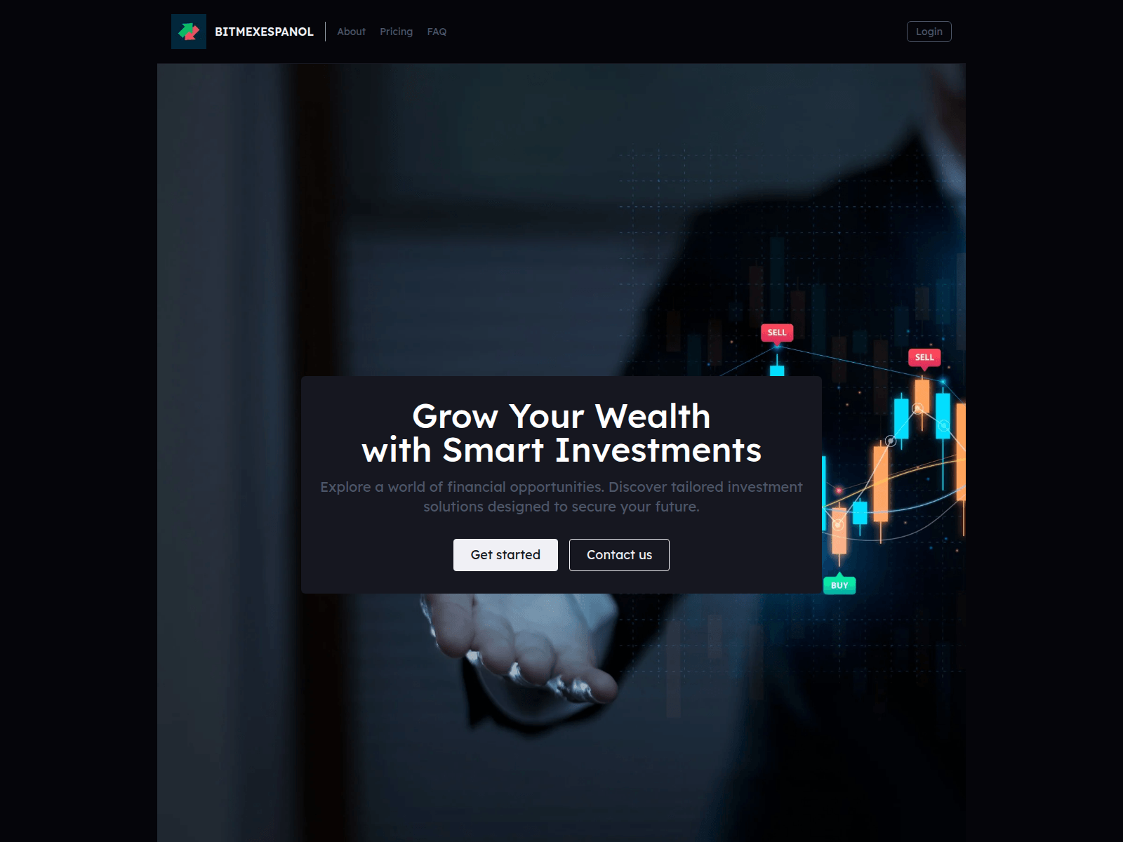 Screenshot of bitmexxespanol.com