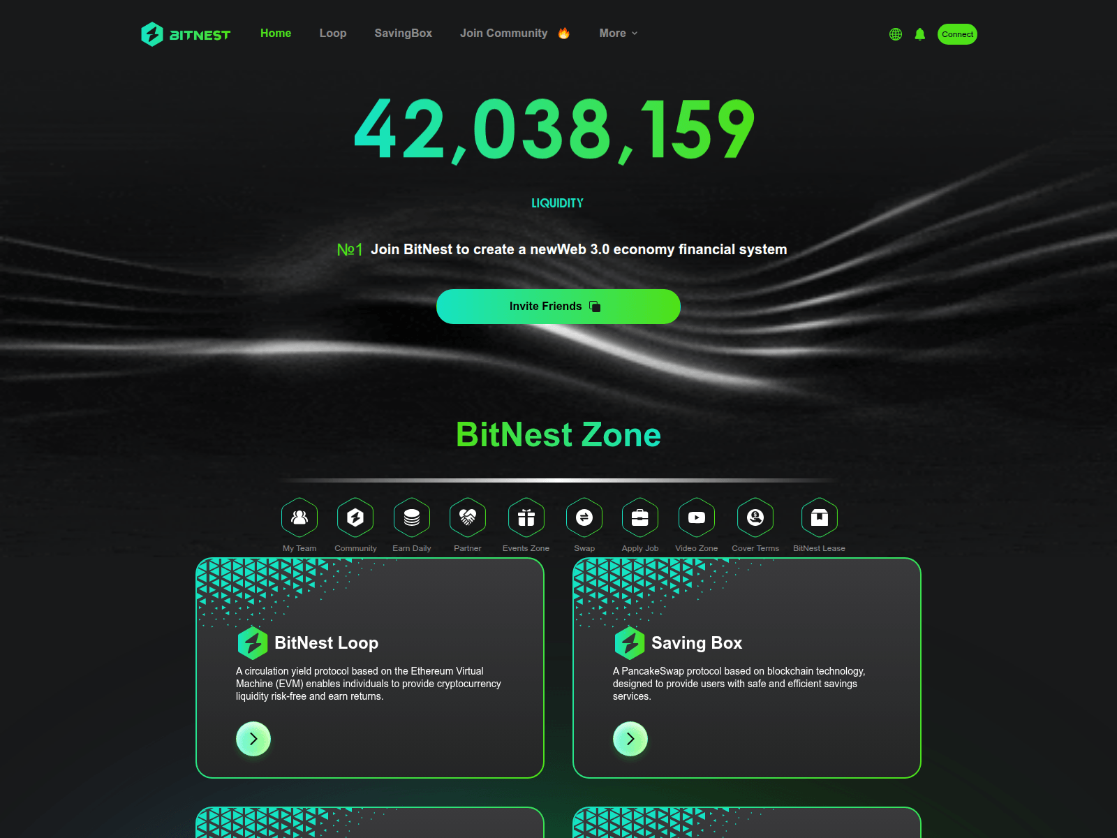 Screenshot of bitnestvalidate.xyz