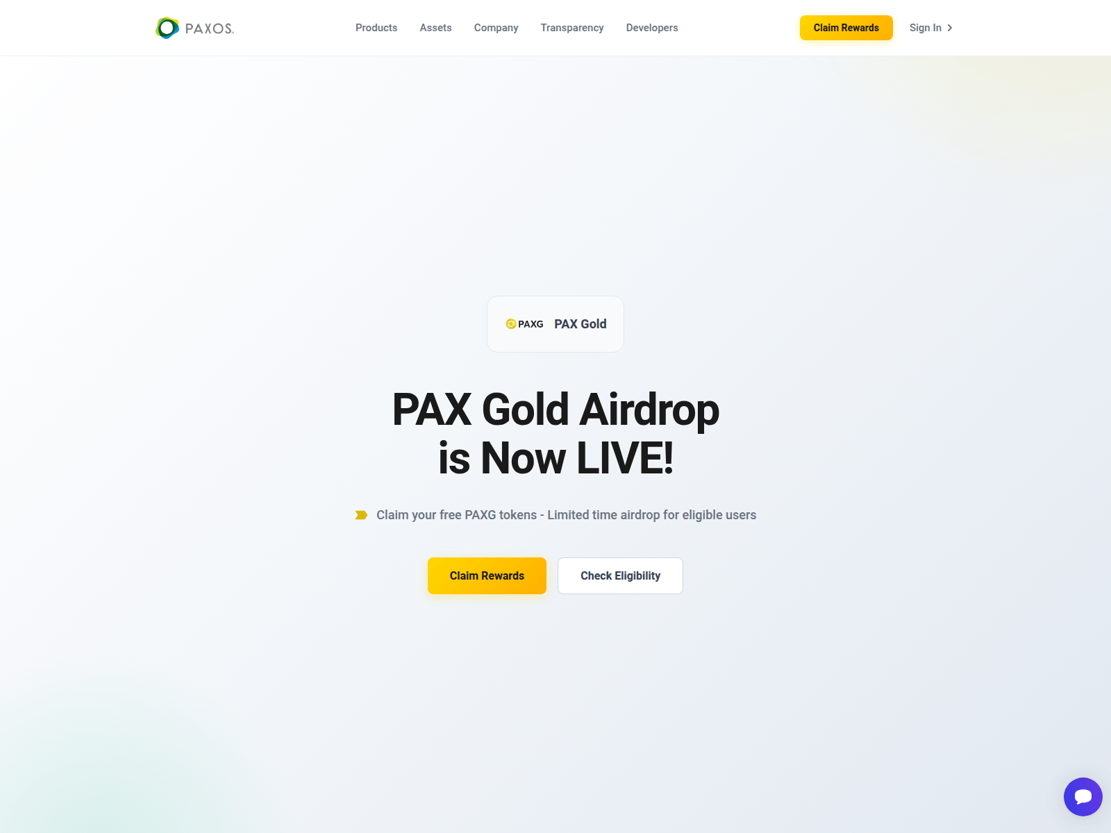 Screenshot of get-paxos.com