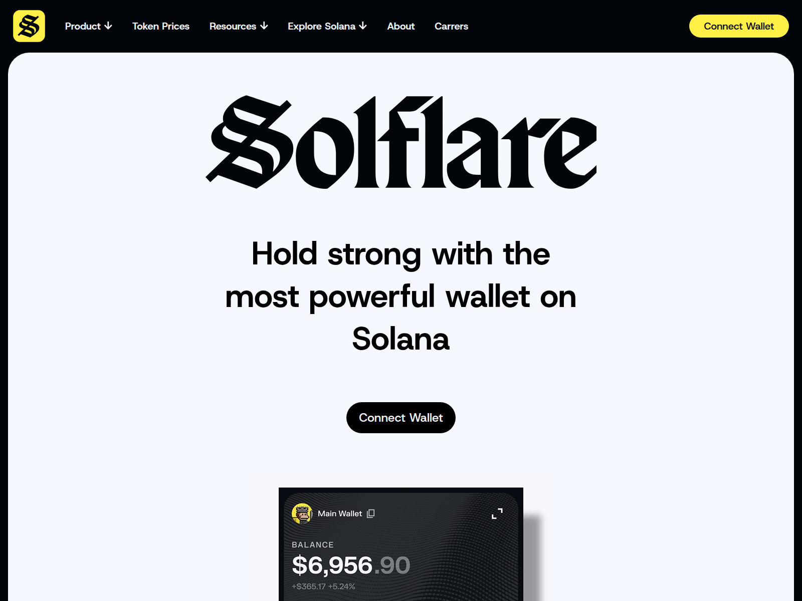 Screenshot of solana-wallet.io