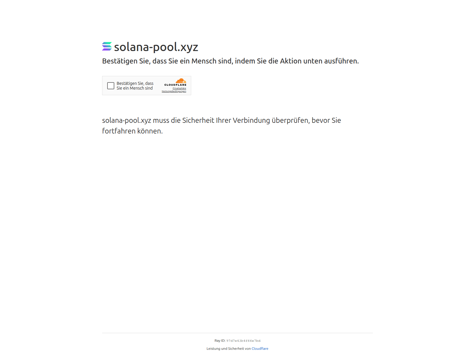 Screenshot of solana-pool.xyz