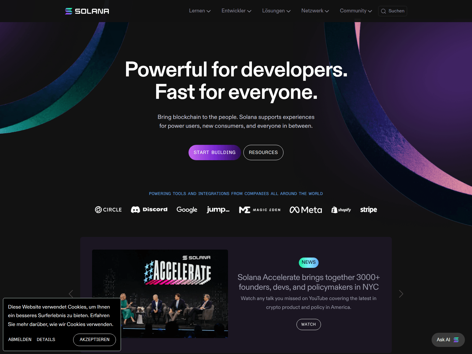 Screenshot of solana-smart.xyz