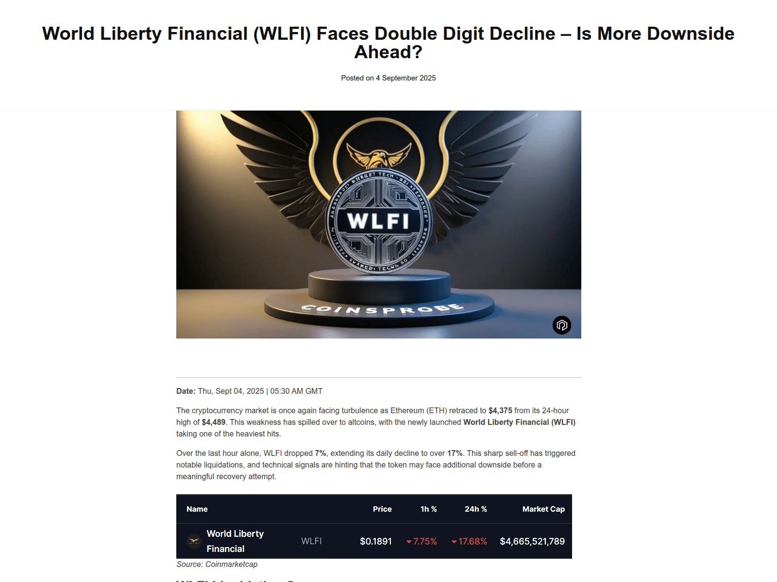 Screenshot of wlfi-app.site