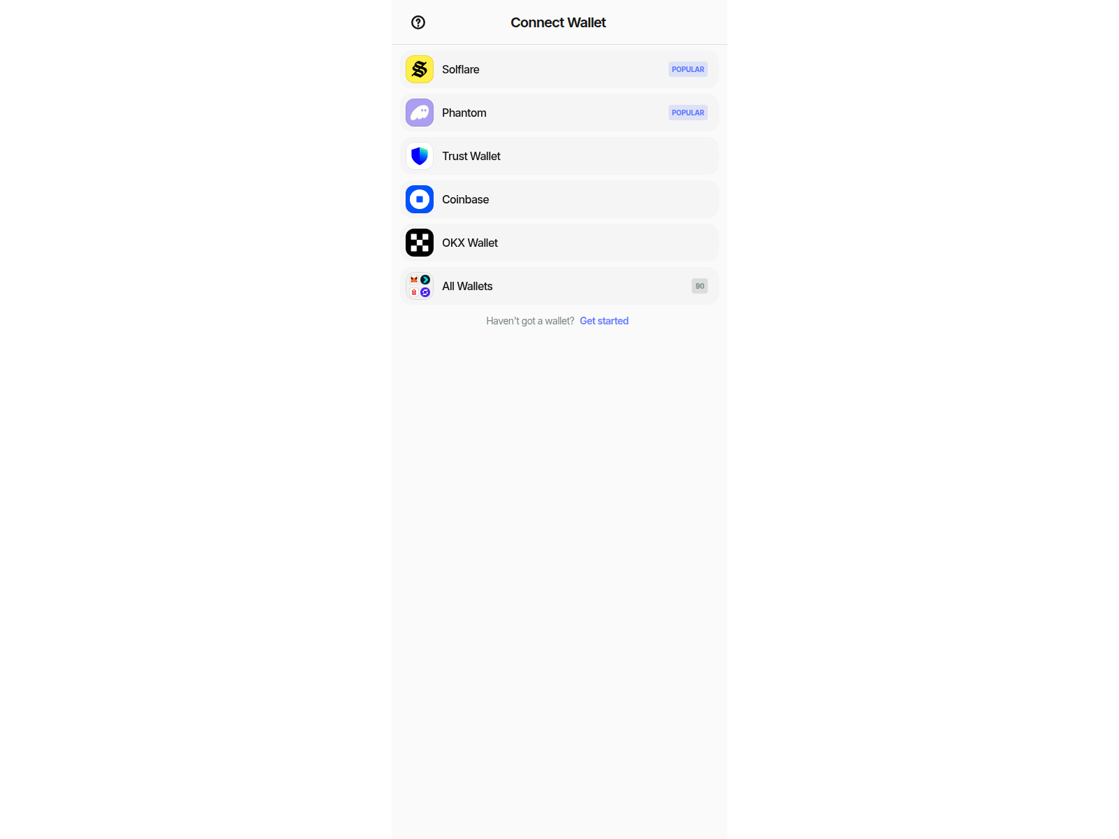 Screenshot of connect-wallet.digital