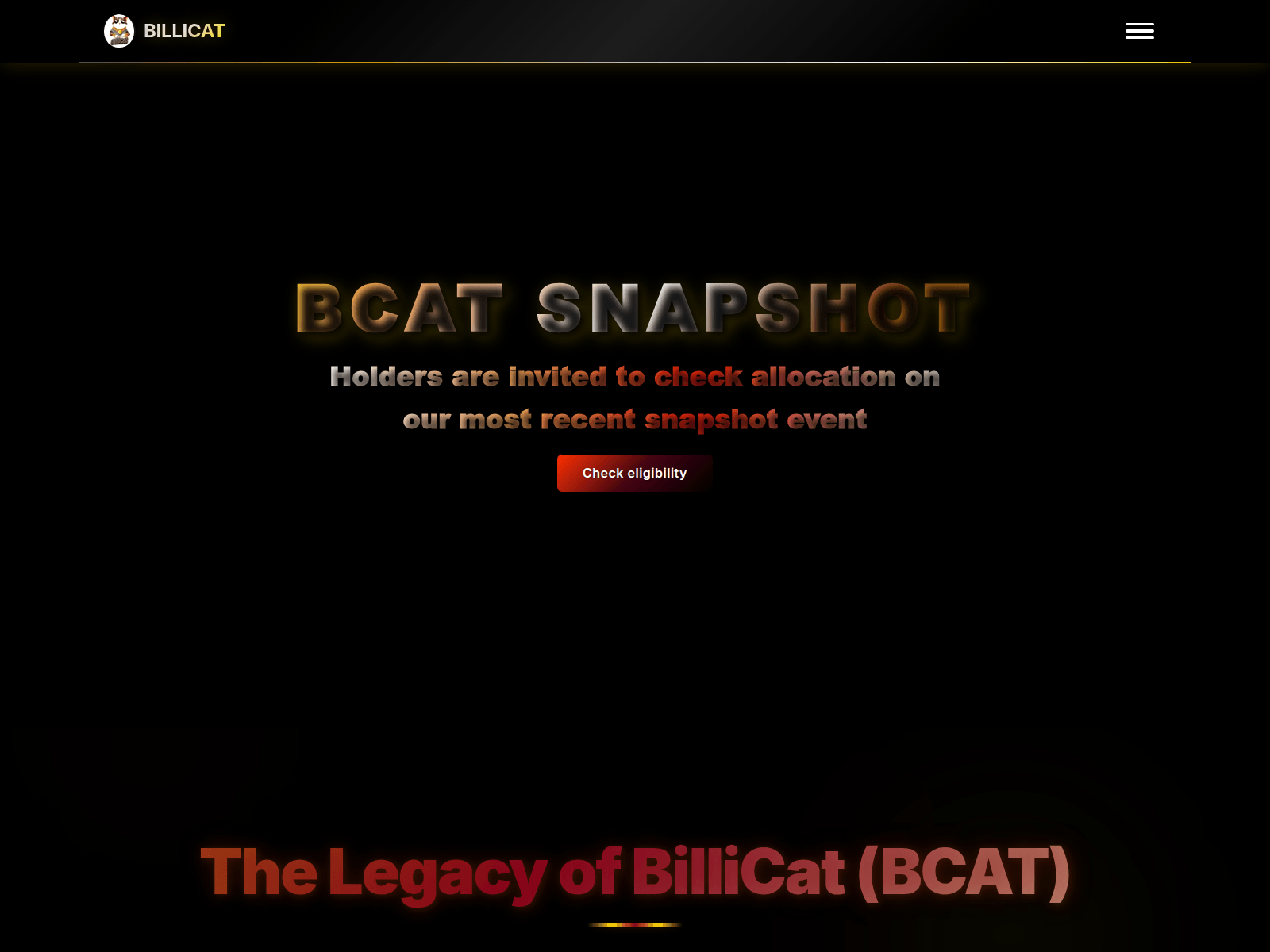 Screenshot of snapshot-billicat.com