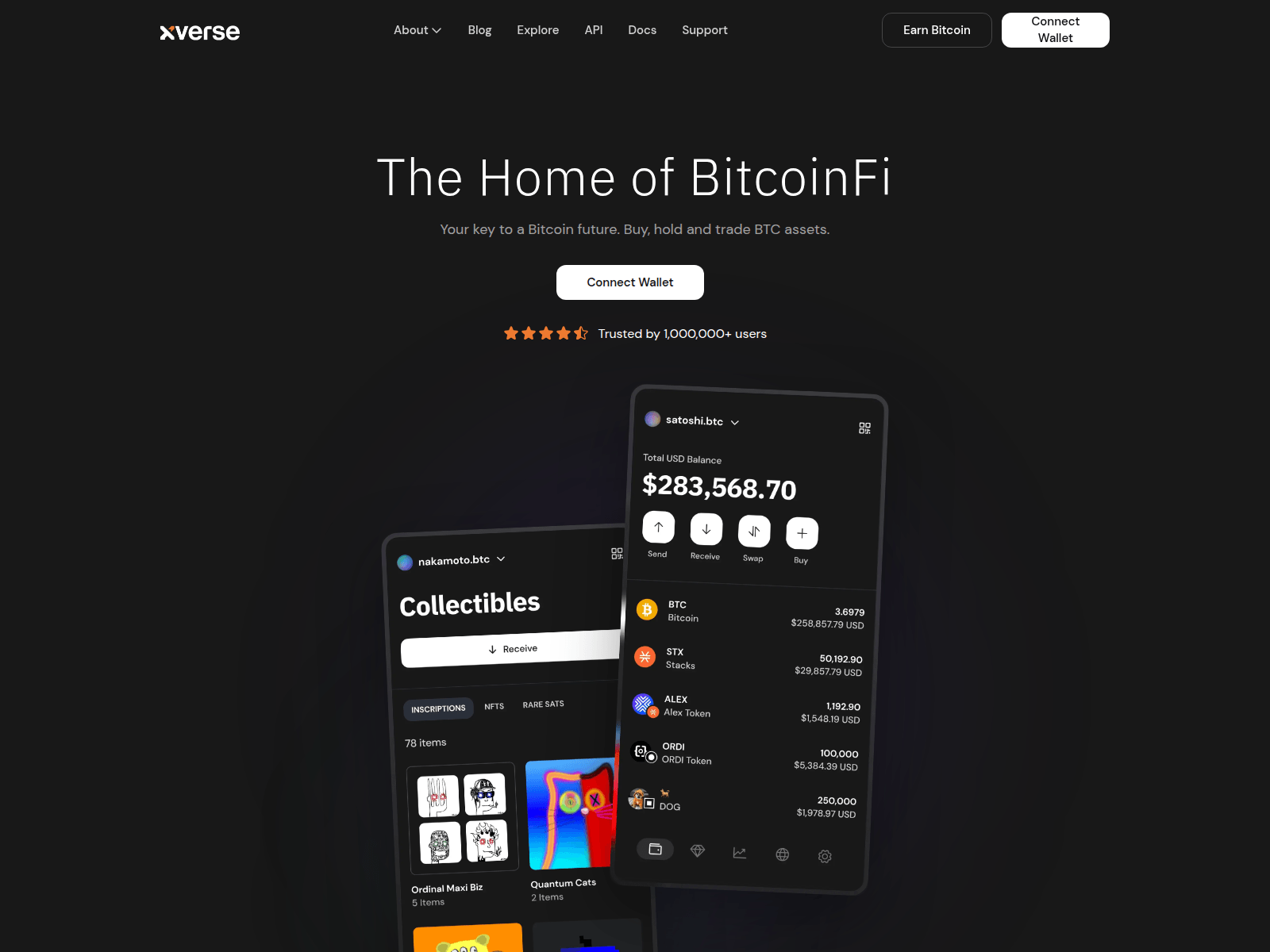 Screenshot of xverseapp.site