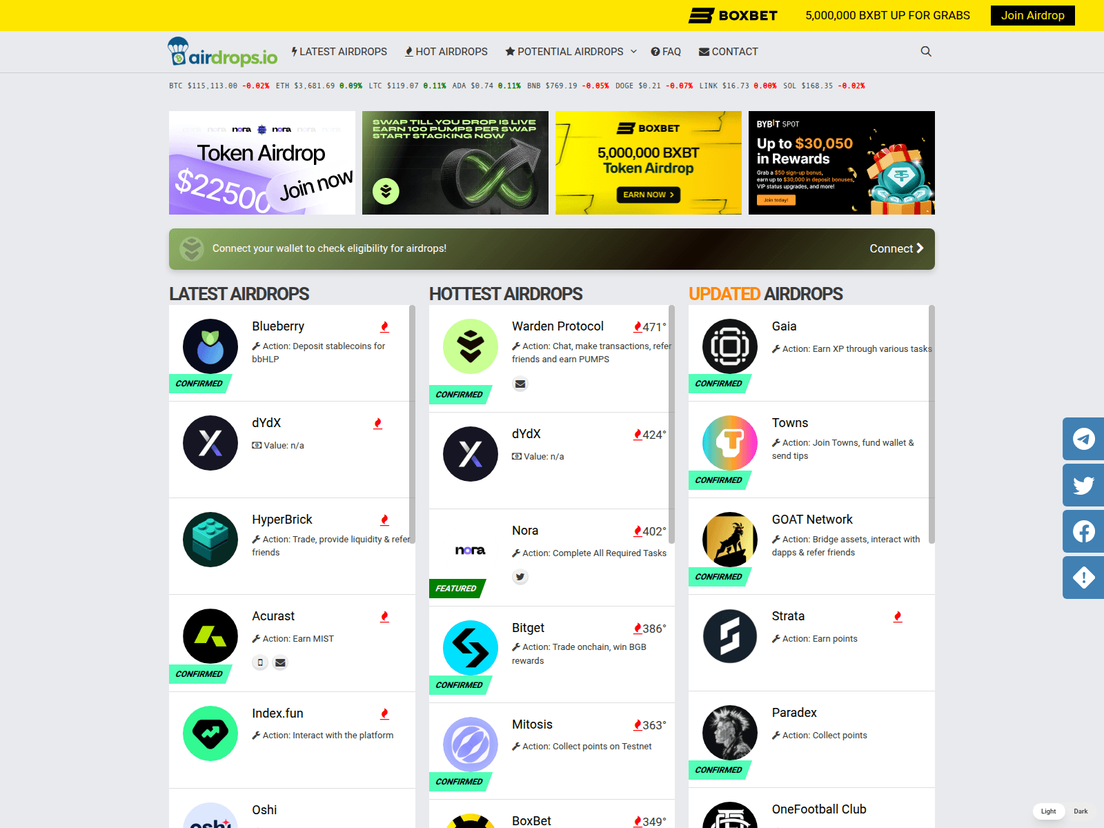 Screenshot of airdrop-ethereum.com
