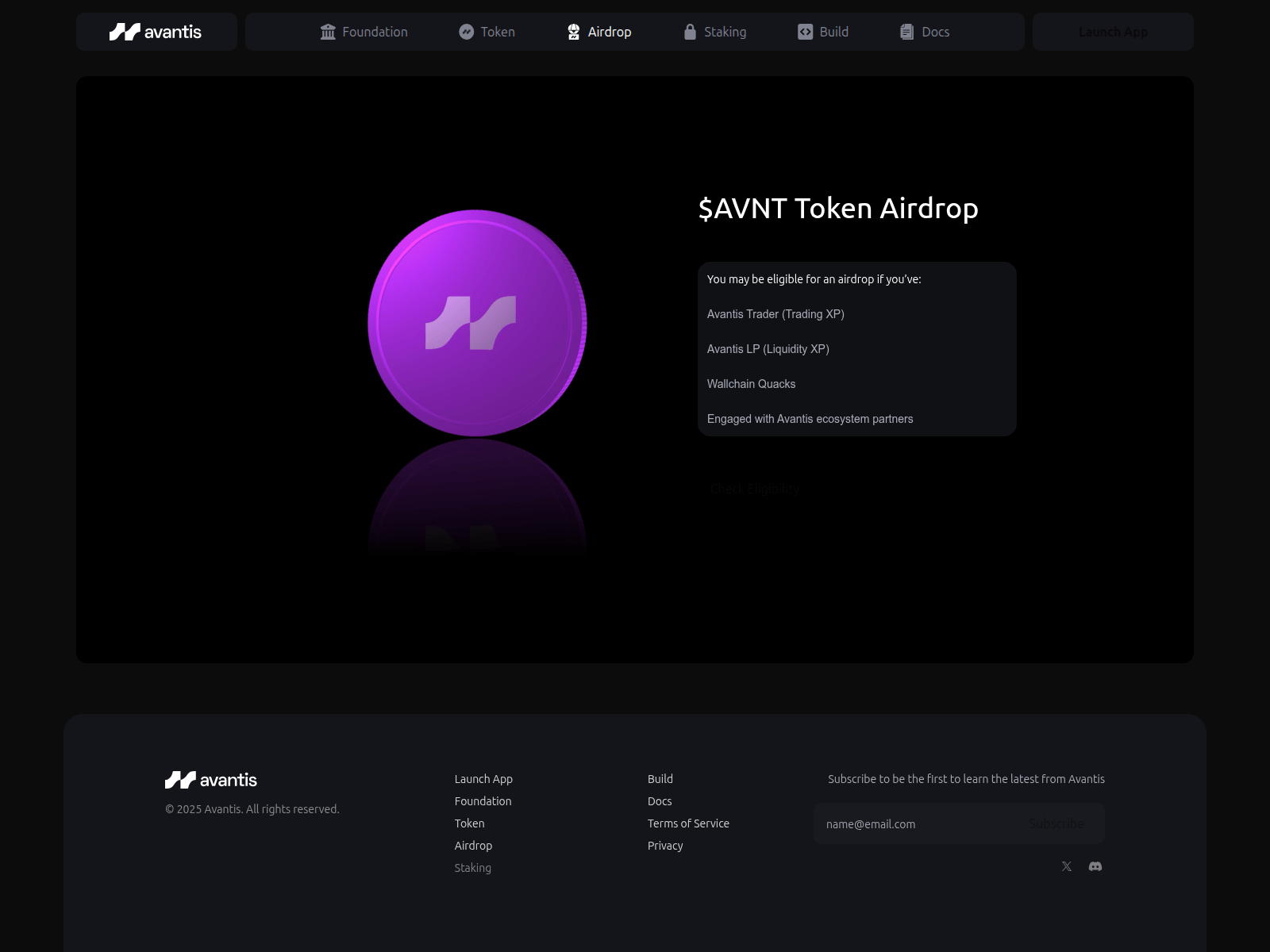 Screenshot of claim-avantis.top