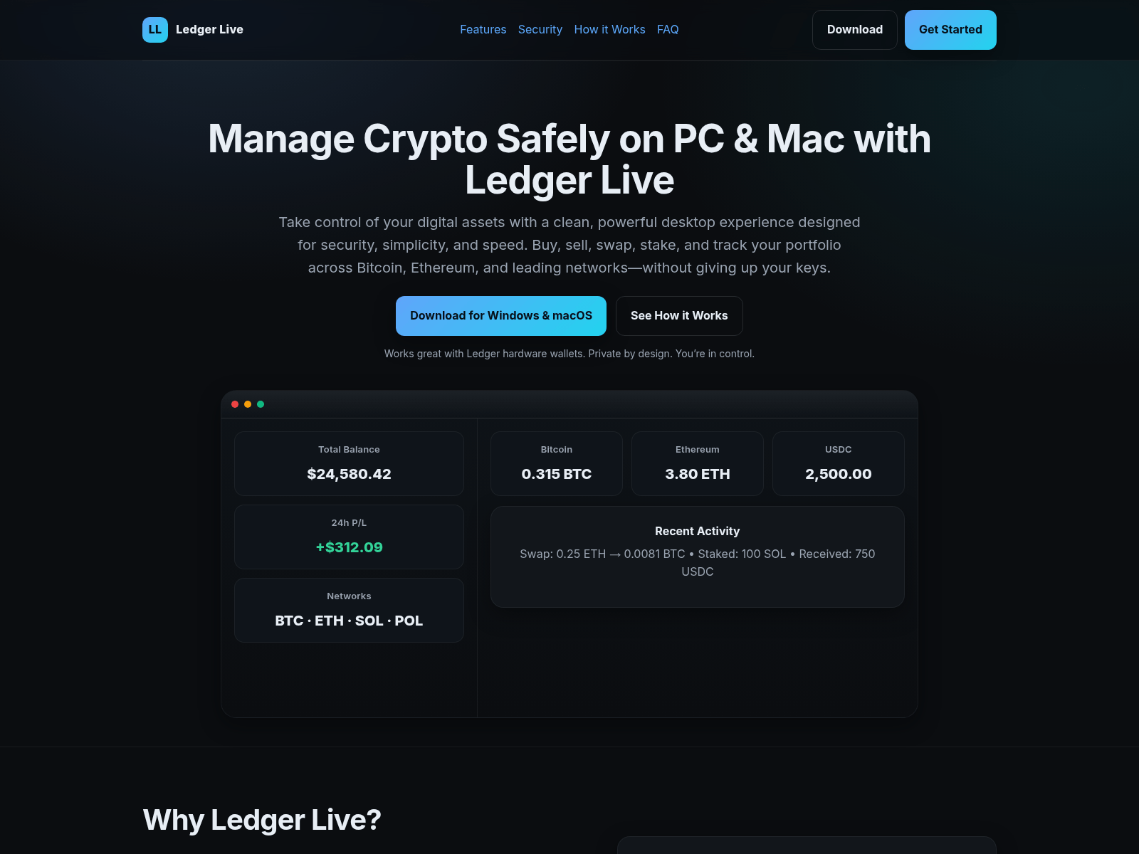 Screenshot of ledger-live-s.pages.dev