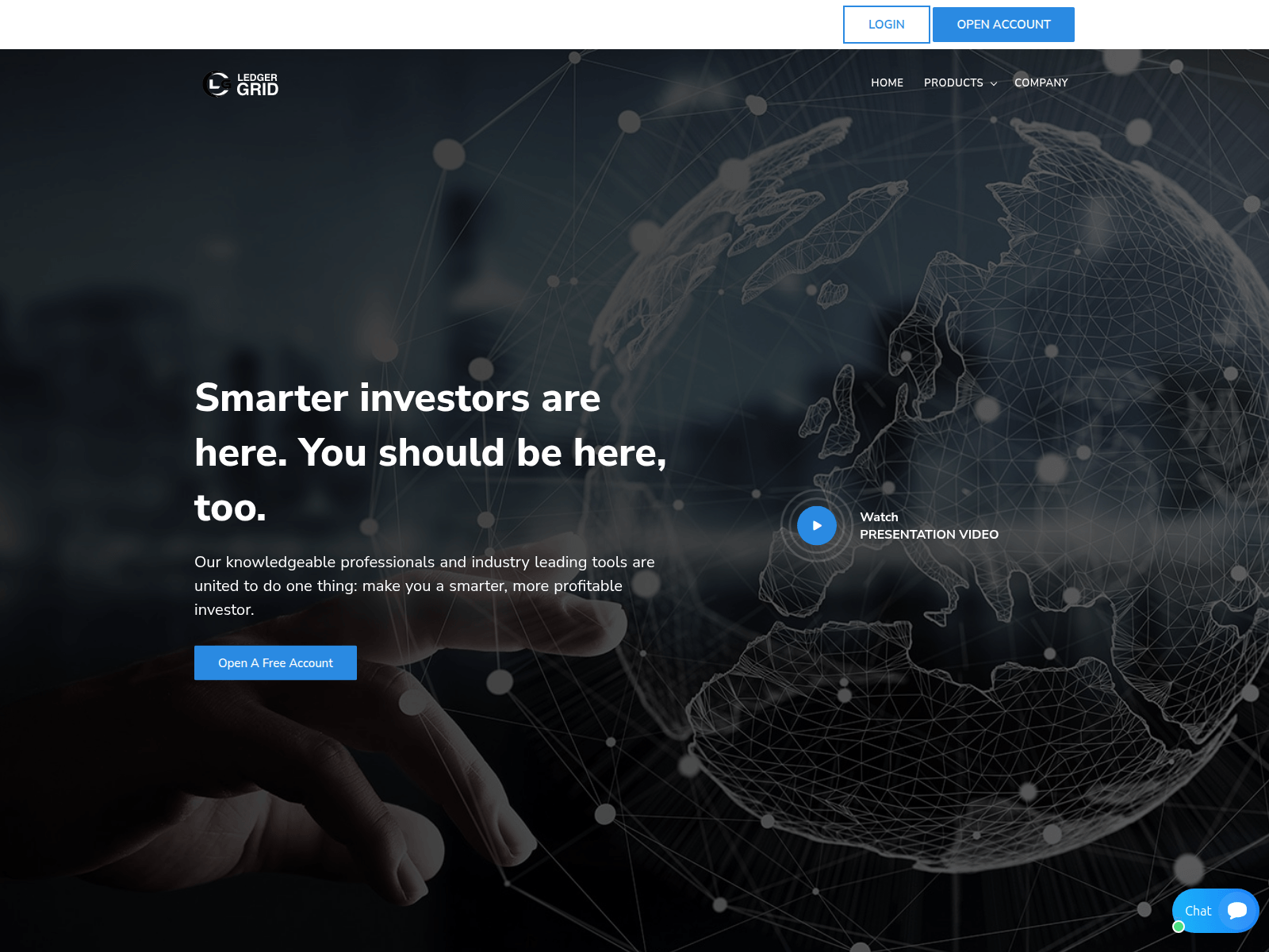 Screenshot of ledger-grid.ltd