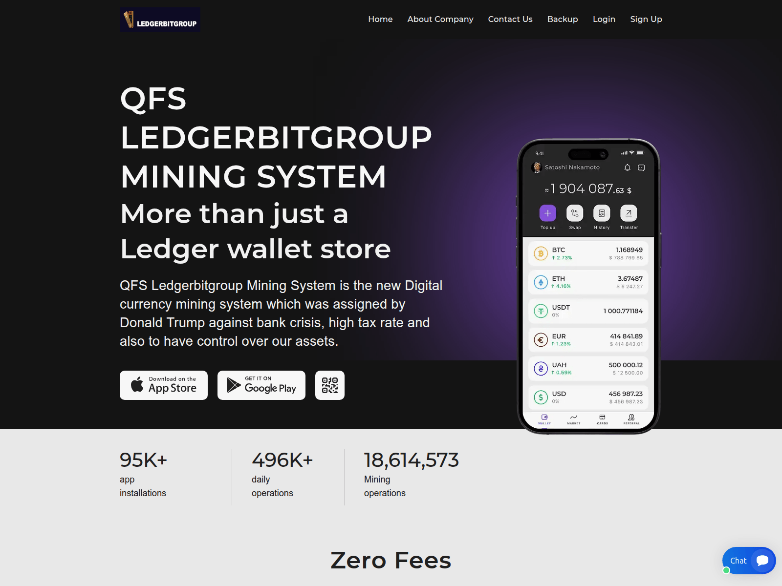 Screenshot of ledgerbitgroup.com