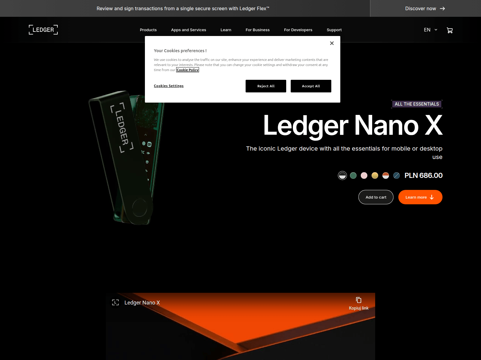 Screenshot of ledger.ownbitcoins.net