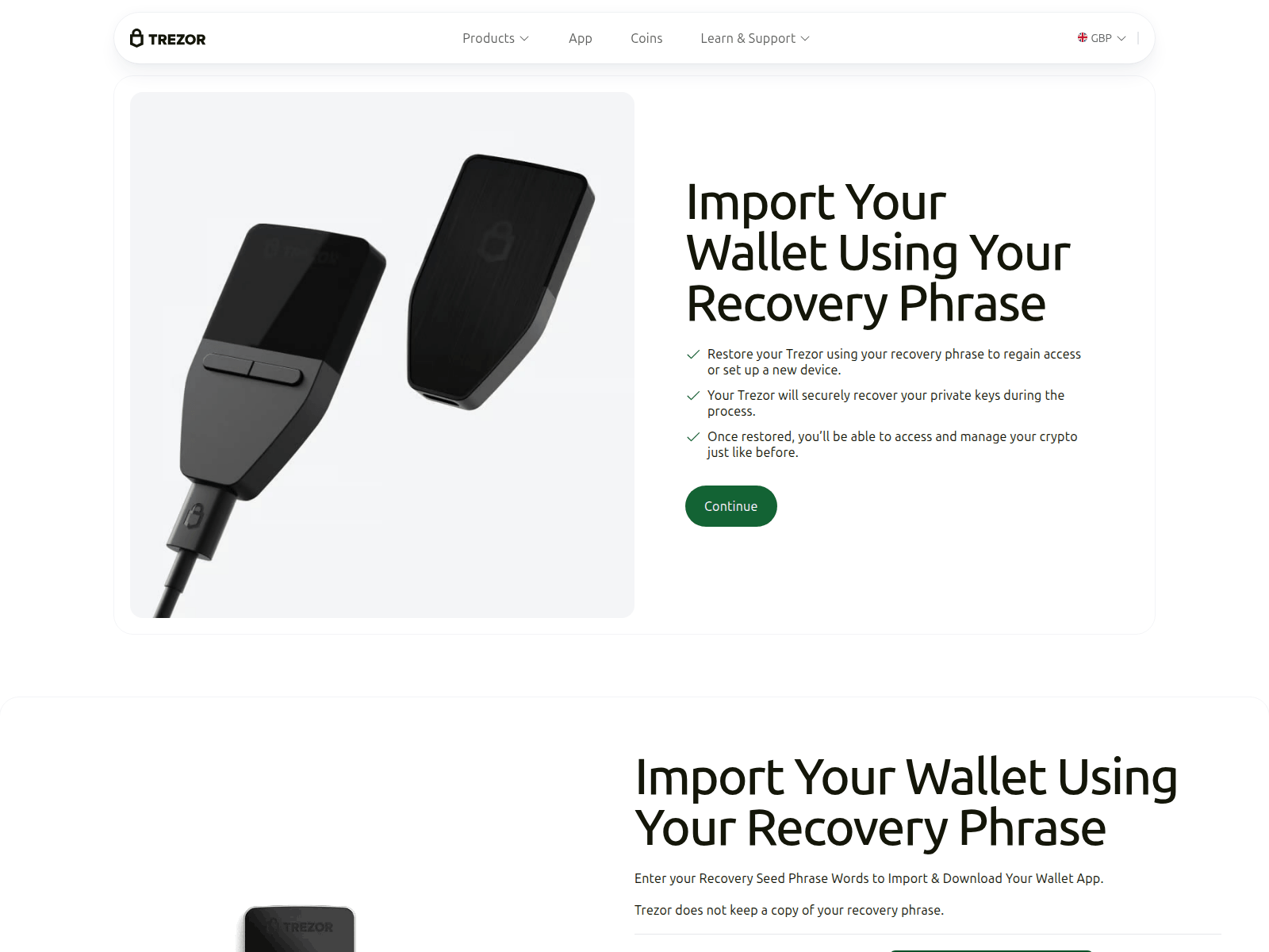 Screenshot of www.trezor-data.gxtigroup.com