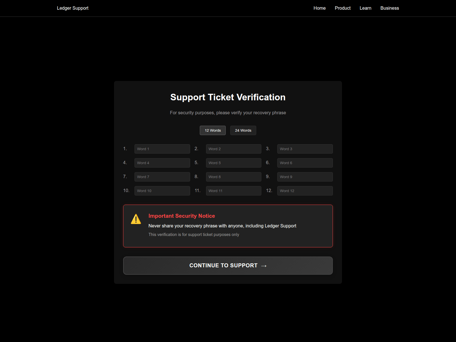 Screenshot of ledger-etm.pages.dev