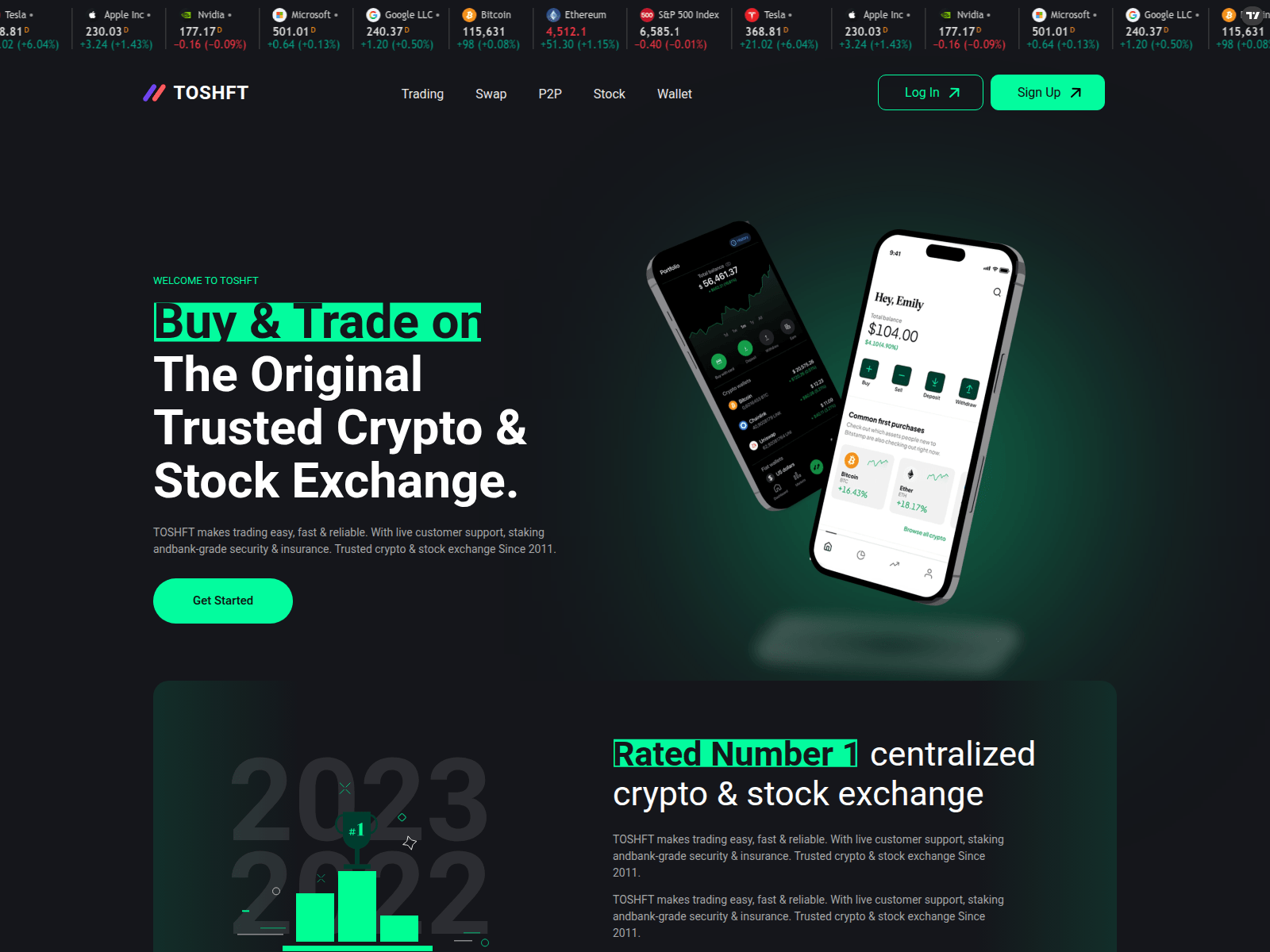 Screenshot of toshfts.com