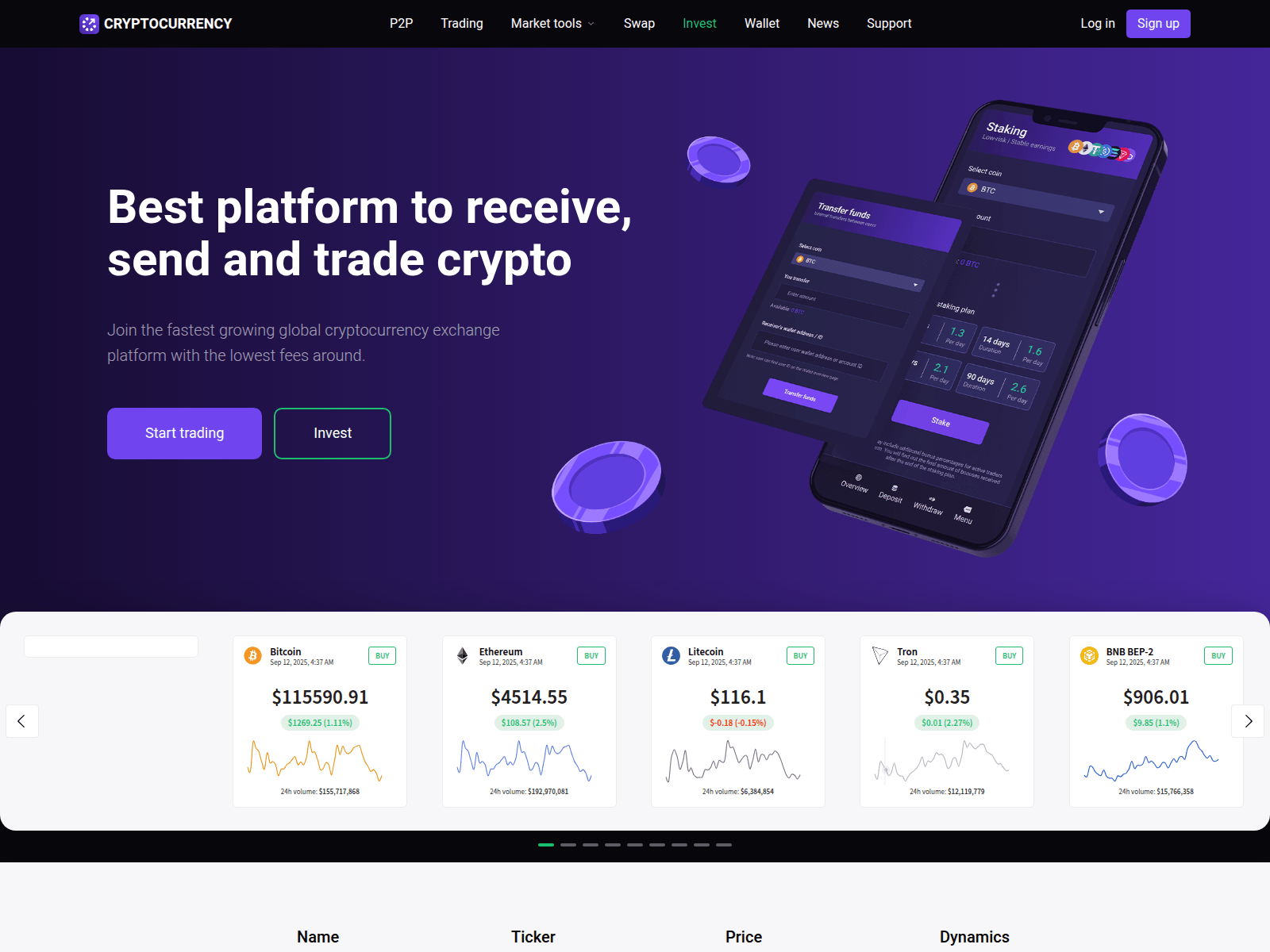 Screenshot of sbtcoinx.com