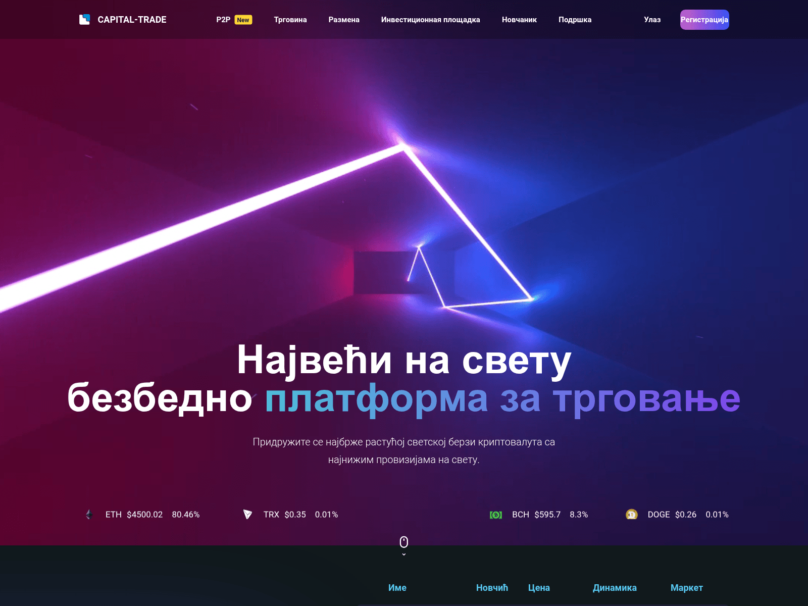 Screenshot of capital-trade.pro