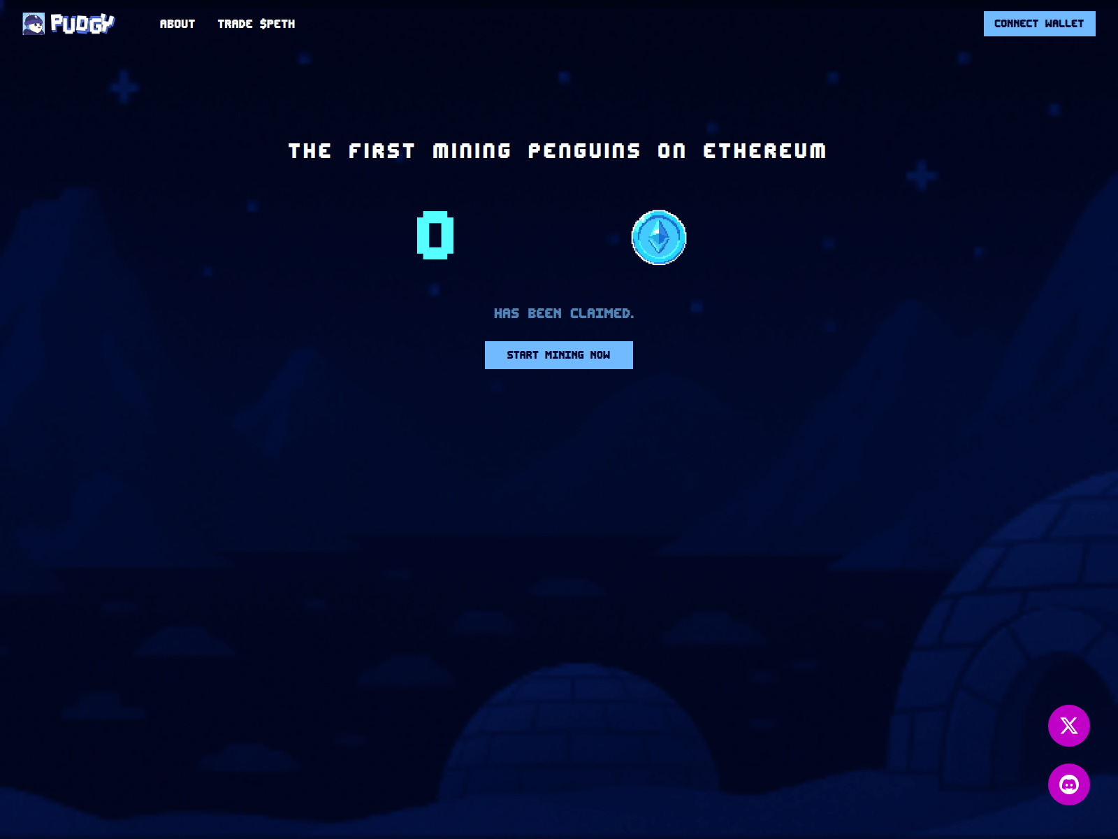 Screenshot of pudgy-miner-fe.pages.dev