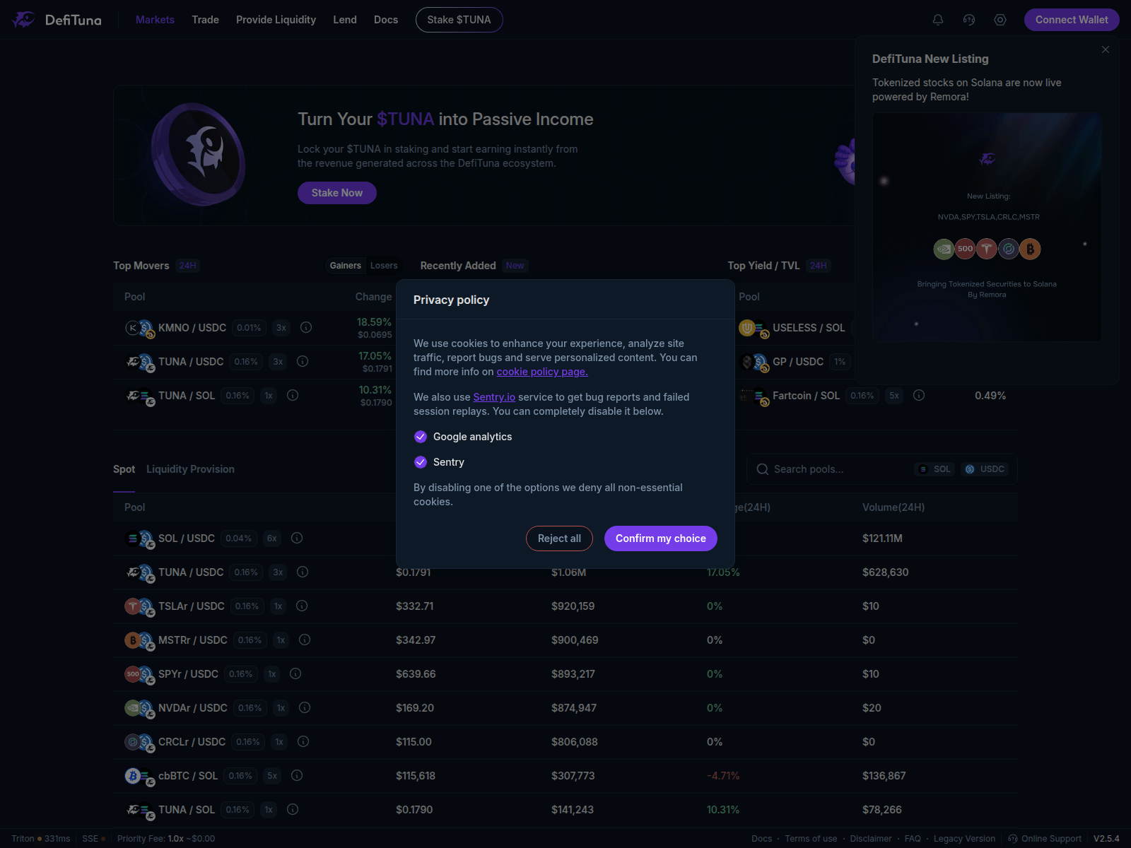Screenshot of defituna.org