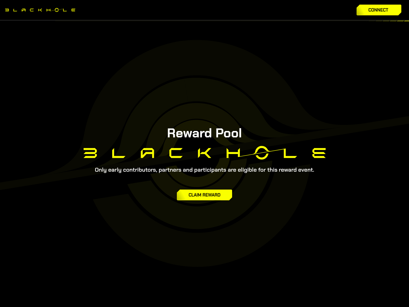 Screenshot of blackholedashboard.xyz