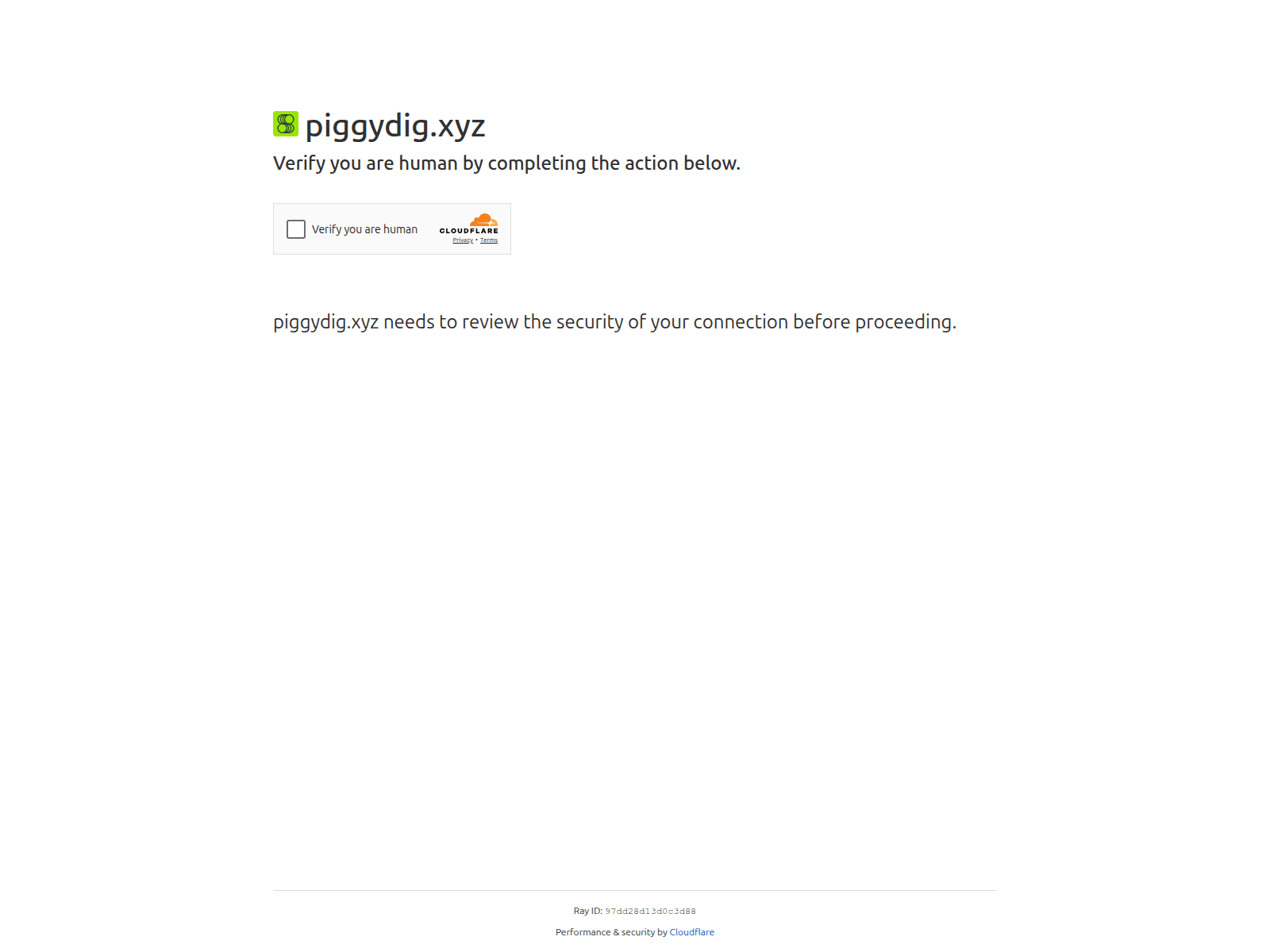 Screenshot of piggydig.xyz