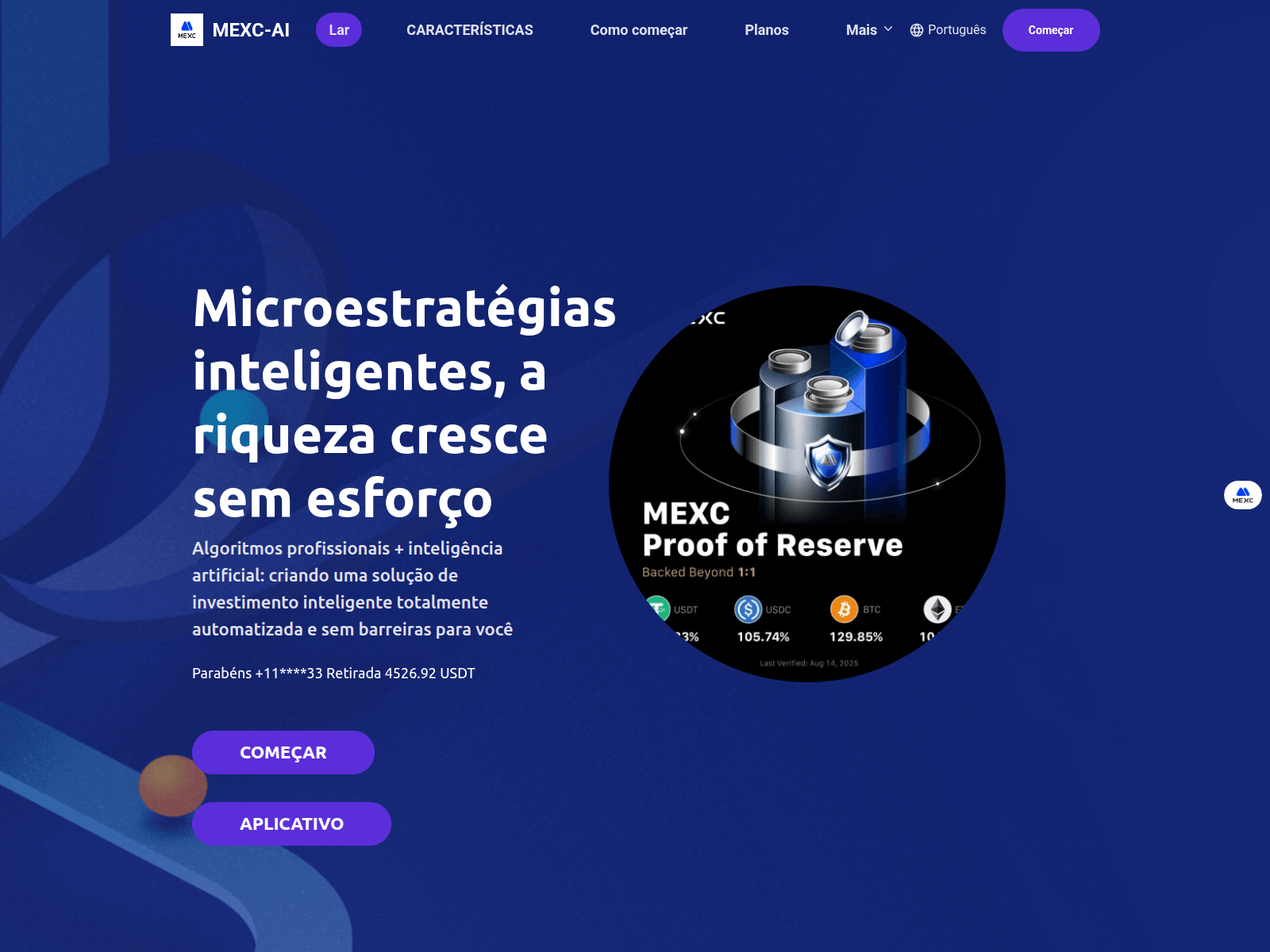 Screenshot of mexc168.shop