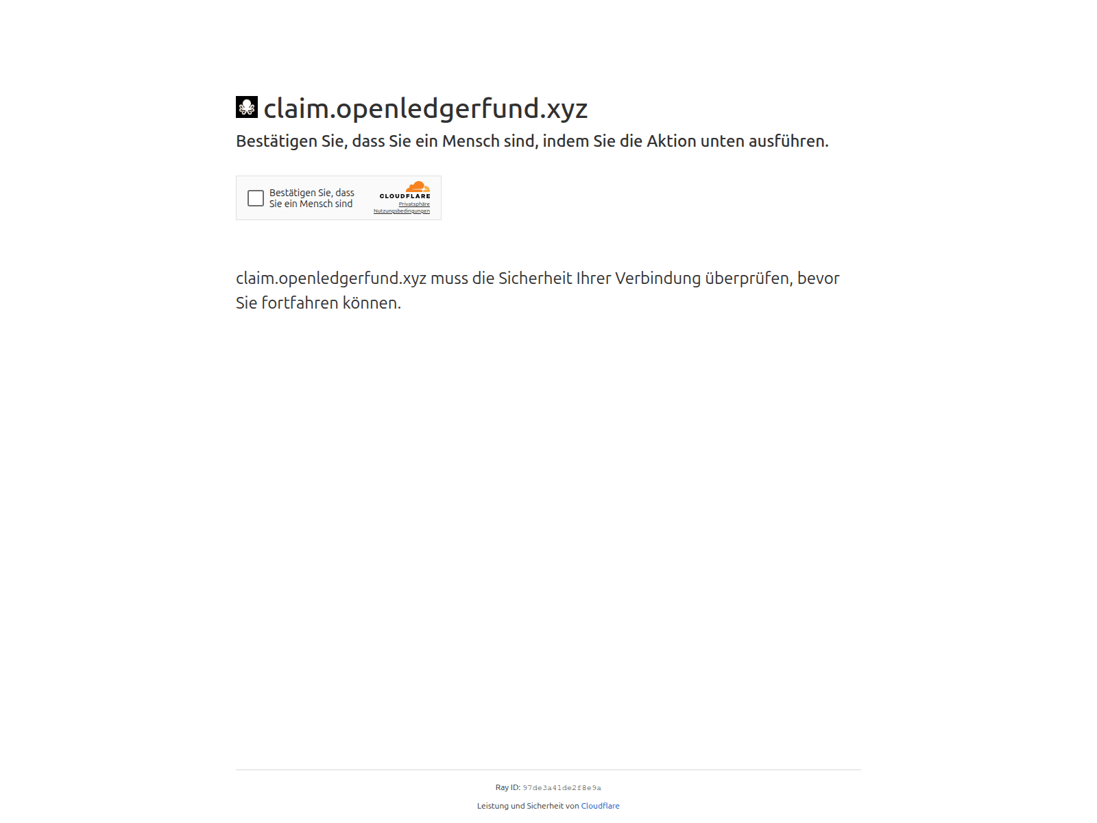 Screenshot of claim.openledgerfund.xyz