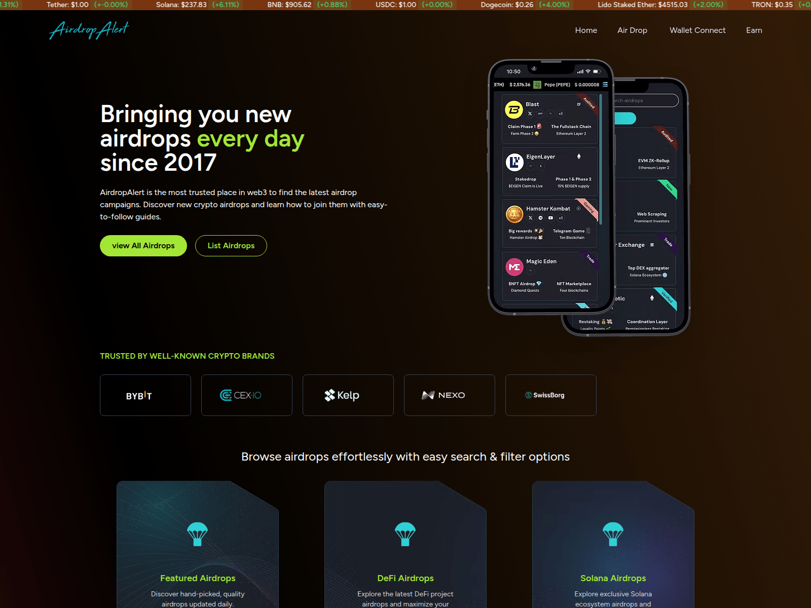 Screenshot of claimyourdrop.com