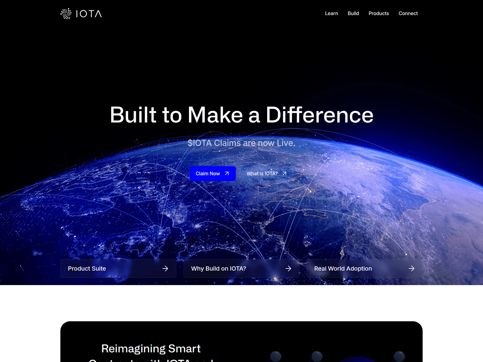 Screenshot of claim-iota.org