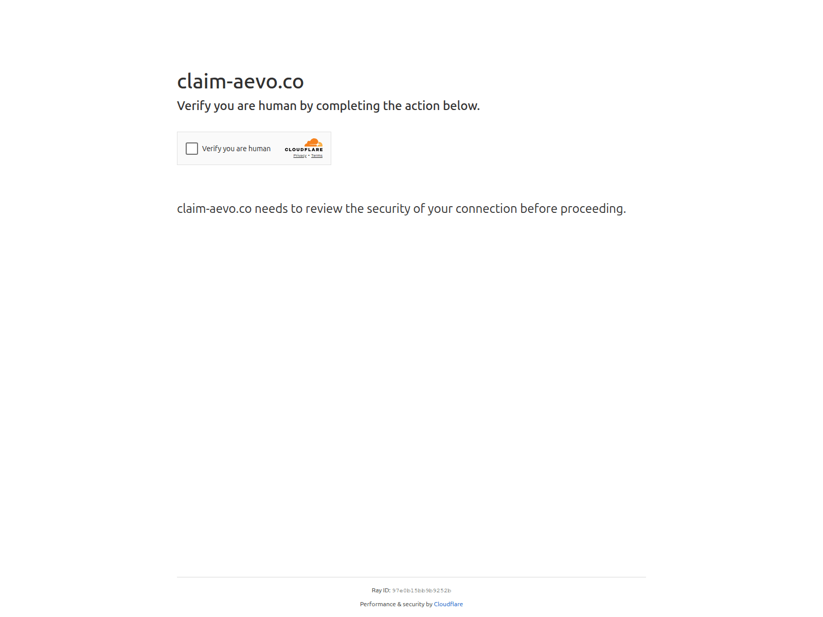 Screenshot of claim-aevo.co