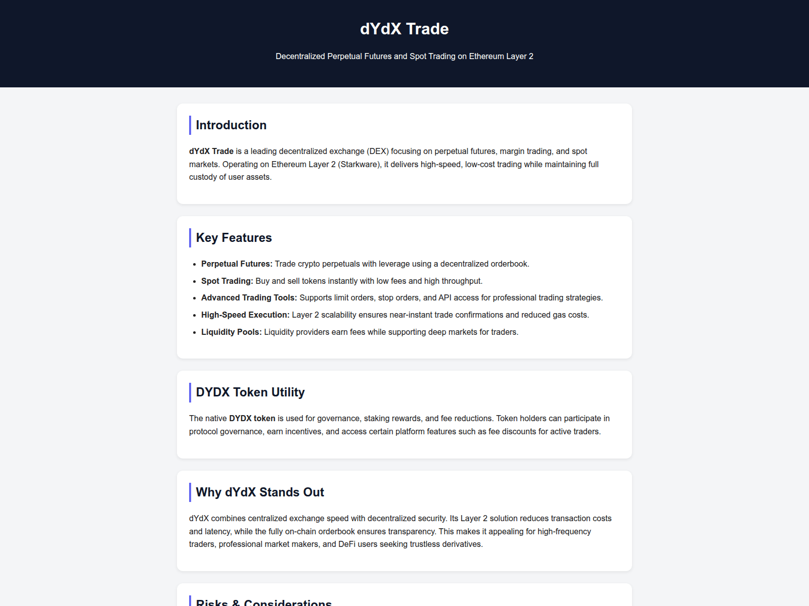 Screenshot of dydx-ttrade.pages.dev