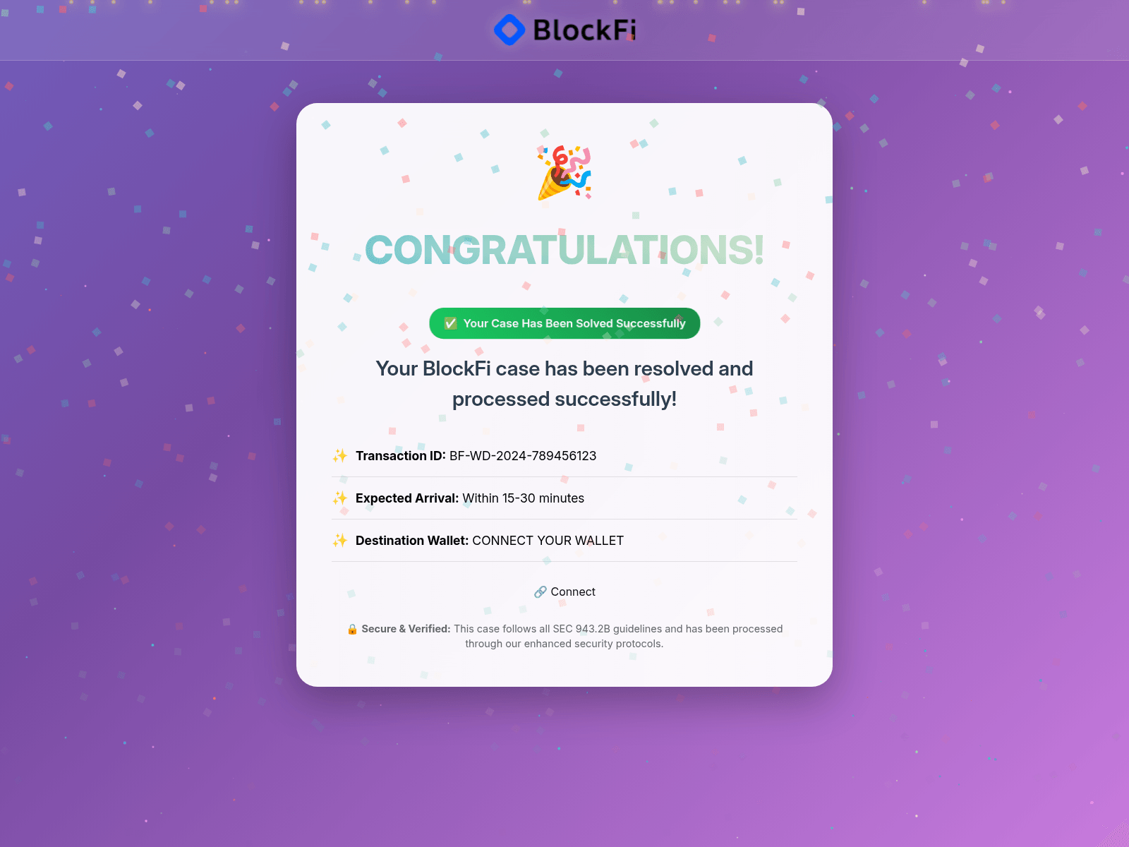 Screenshot of www.restructuring-kr-blockfi-portal.com