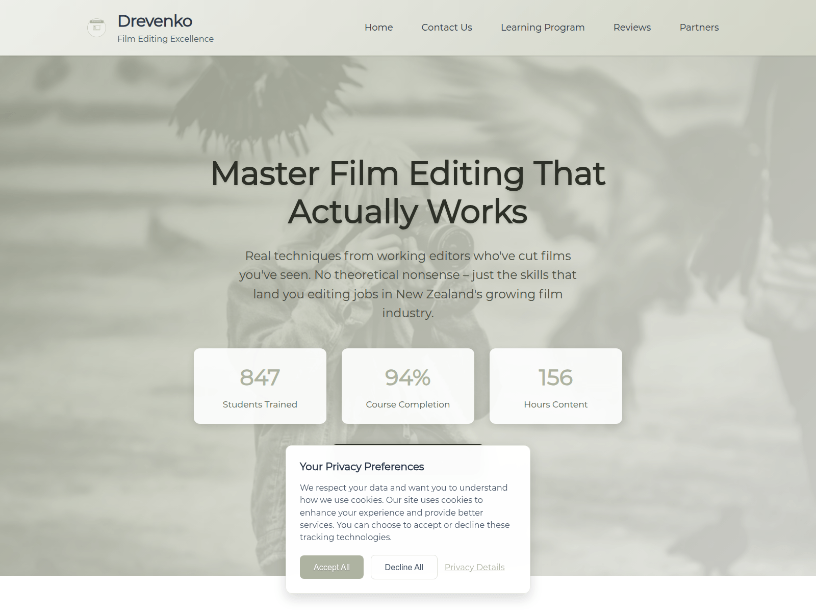 Screenshot of avae.it.com