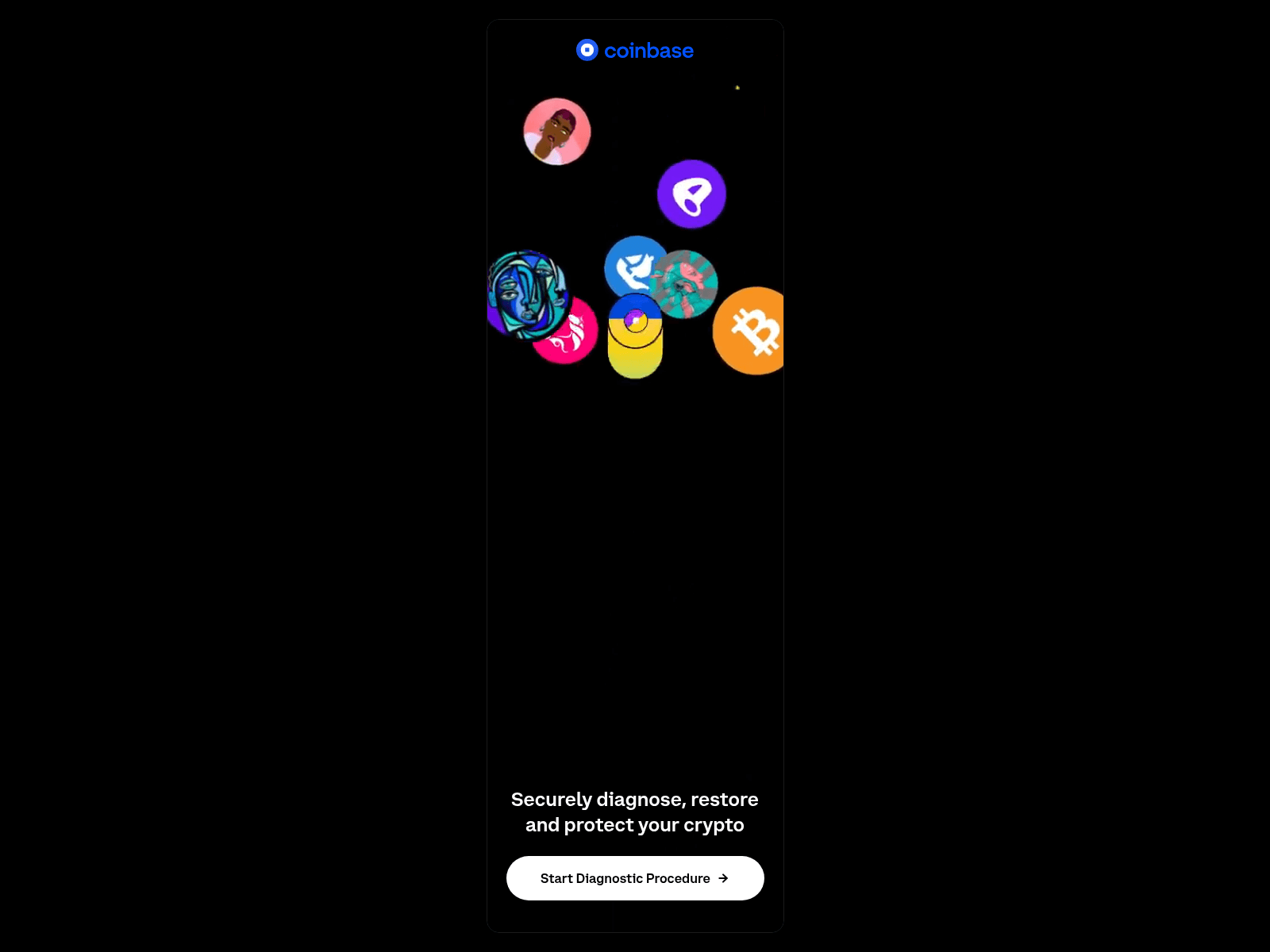 Screenshot of mail.coinbase-accountrecover.com