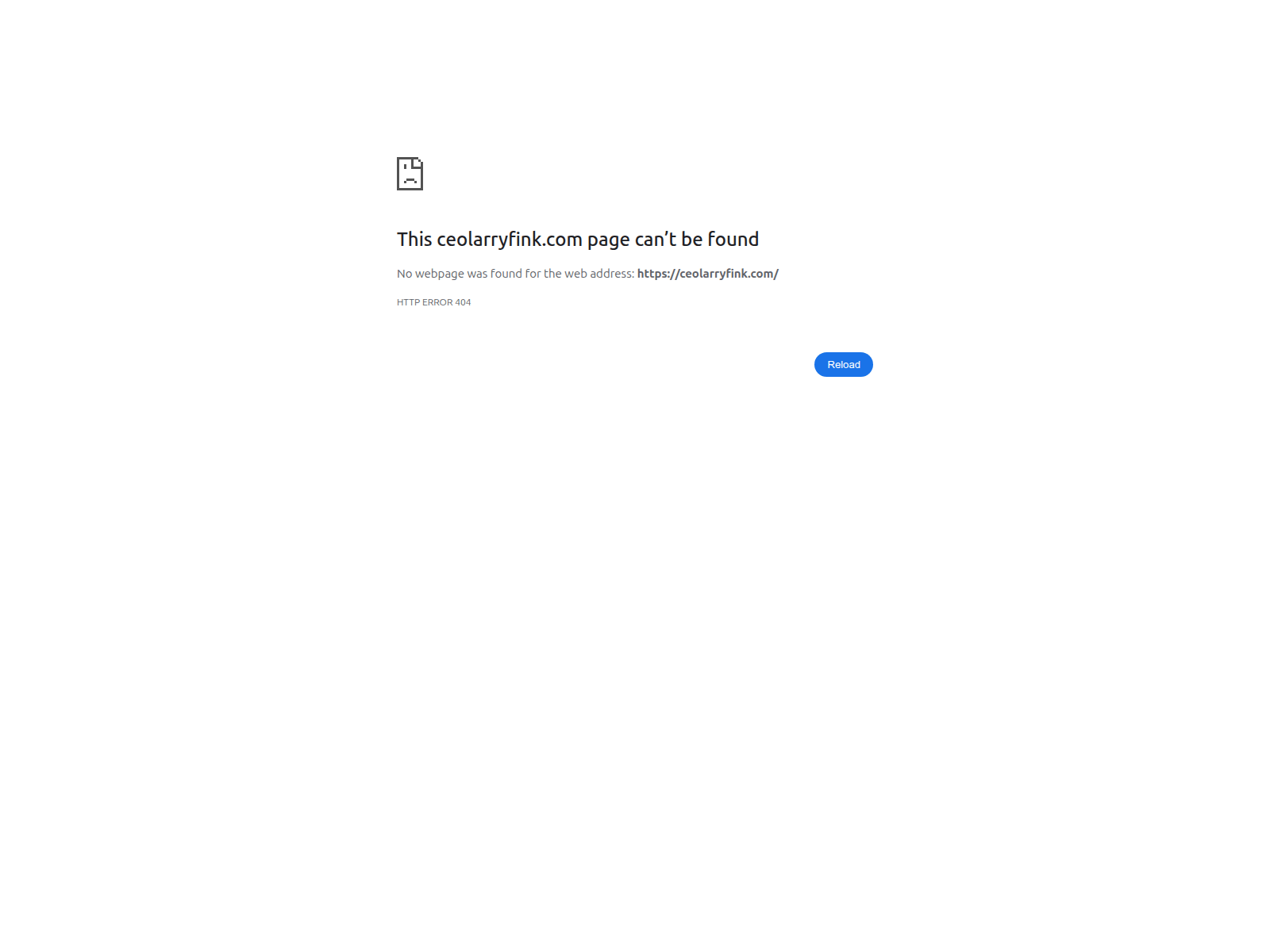 Screenshot of ceolarryfink.com