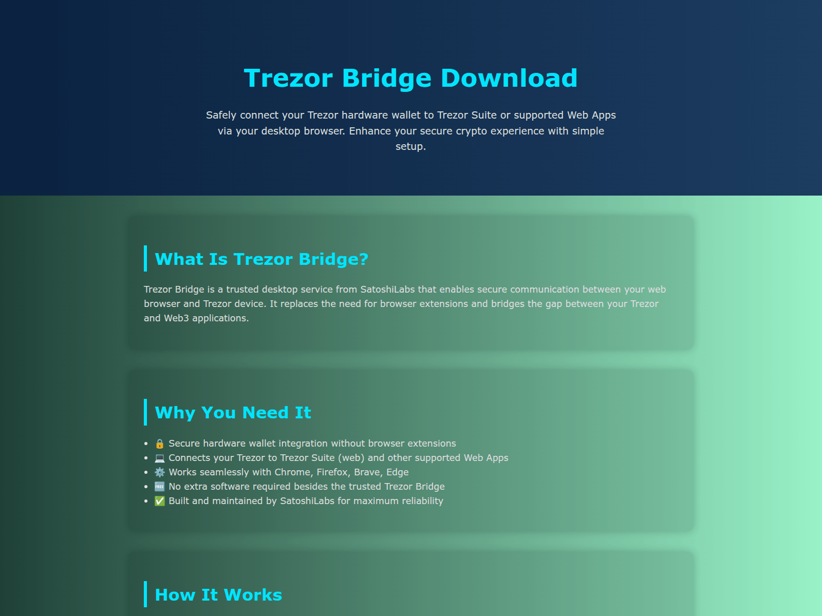 Screenshot of trezorbridge-eans.pages.dev
