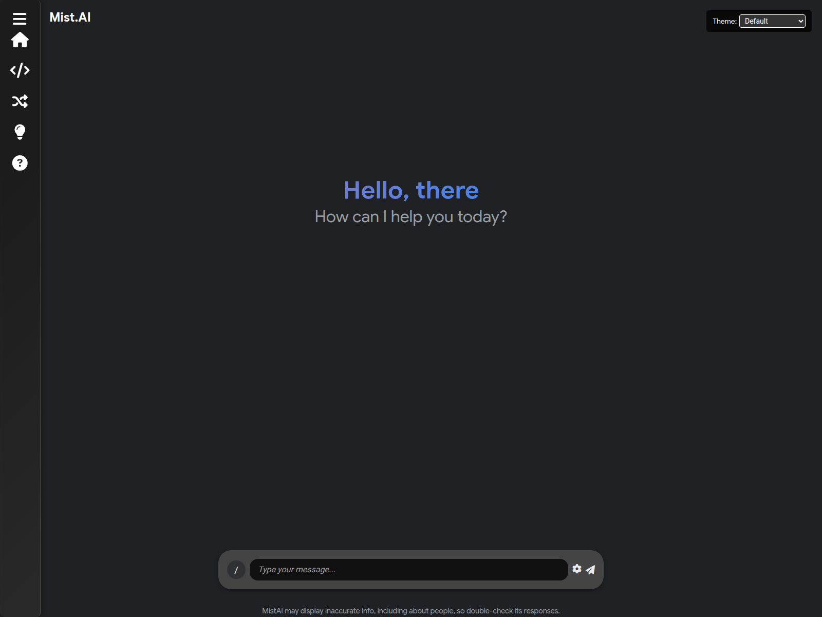 Screenshot of mistai.org