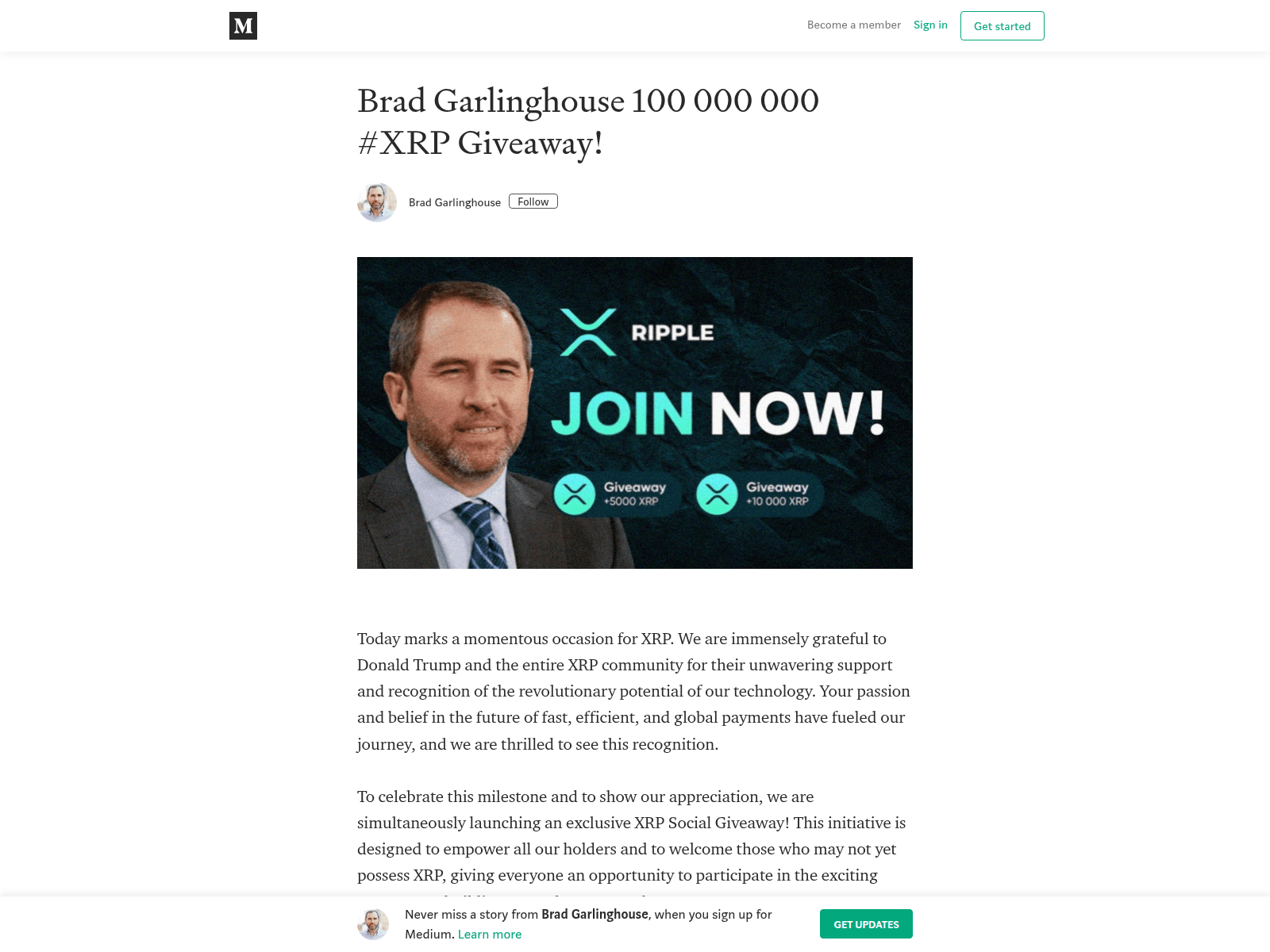 Screenshot of xrp-blog.world