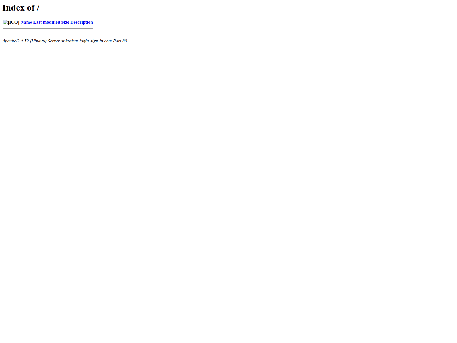 Screenshot of kraken-login-sign-in.com