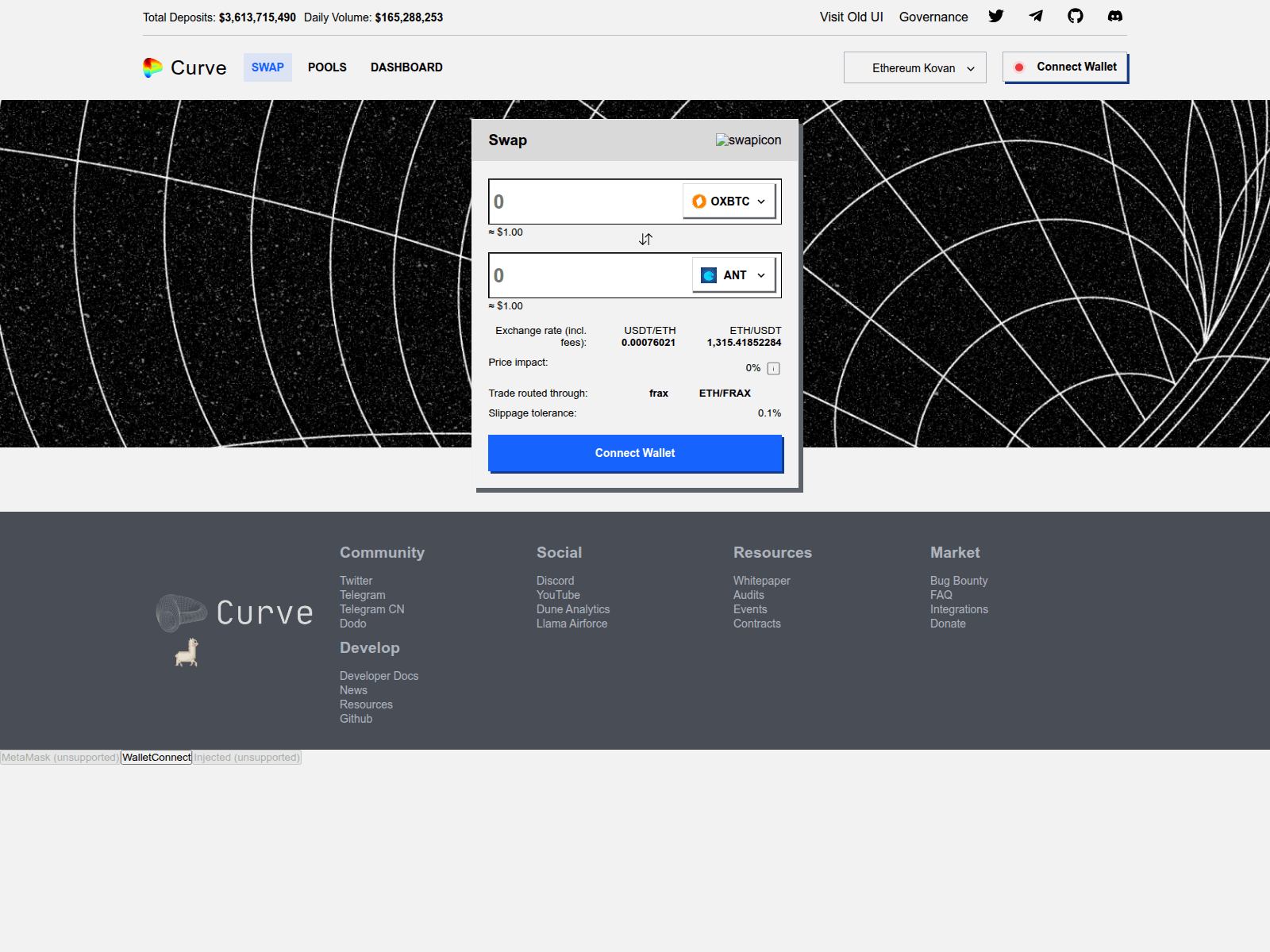 Screenshot of curve-fi.vercel.app