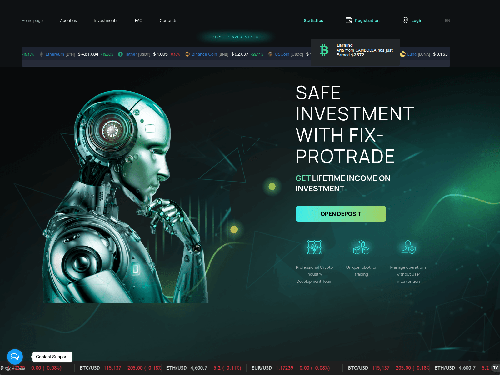 Screenshot of fixprotrade.xyz